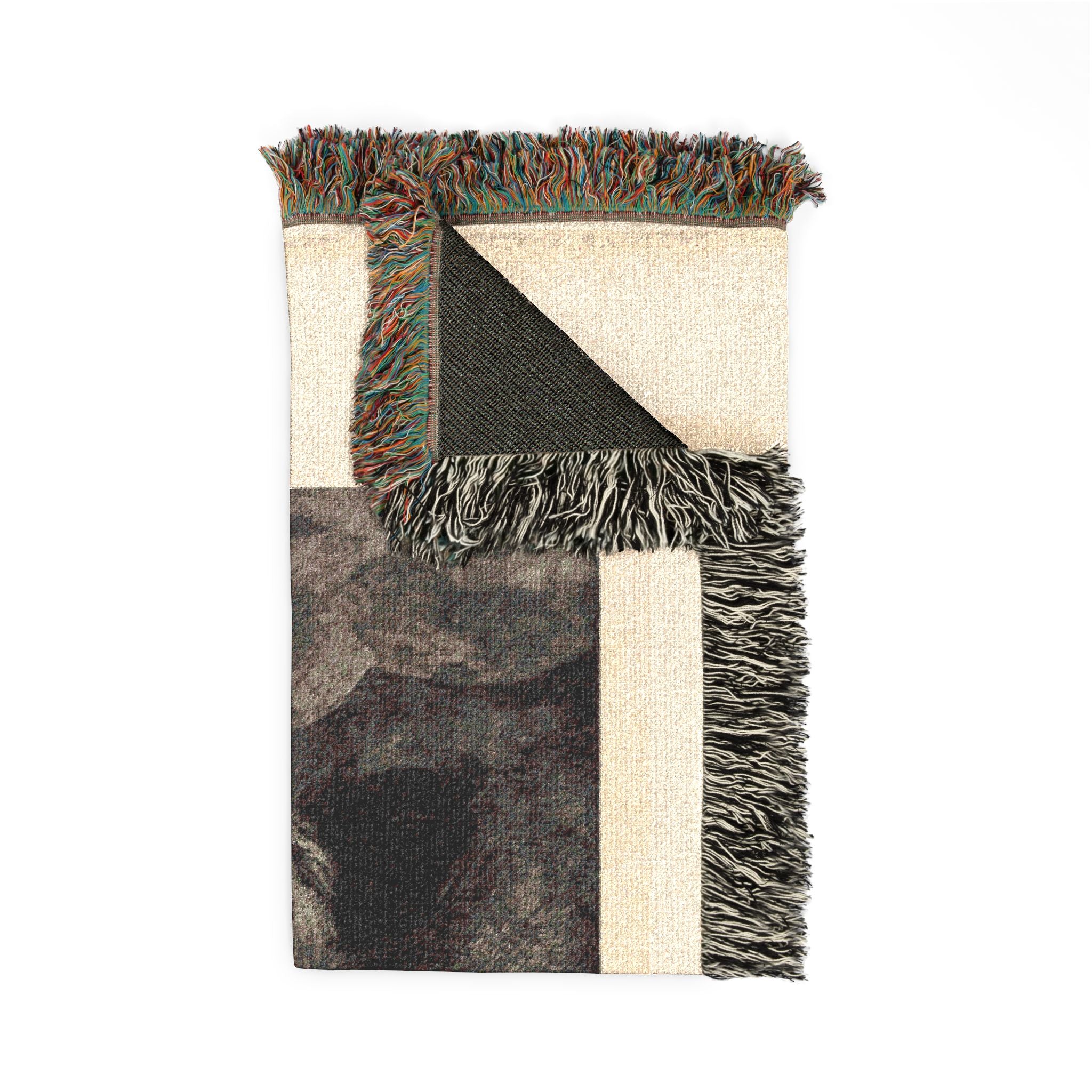 Eugène Delacroix - Lion of the Atlas Mountains | Woven Tapestry Blanket