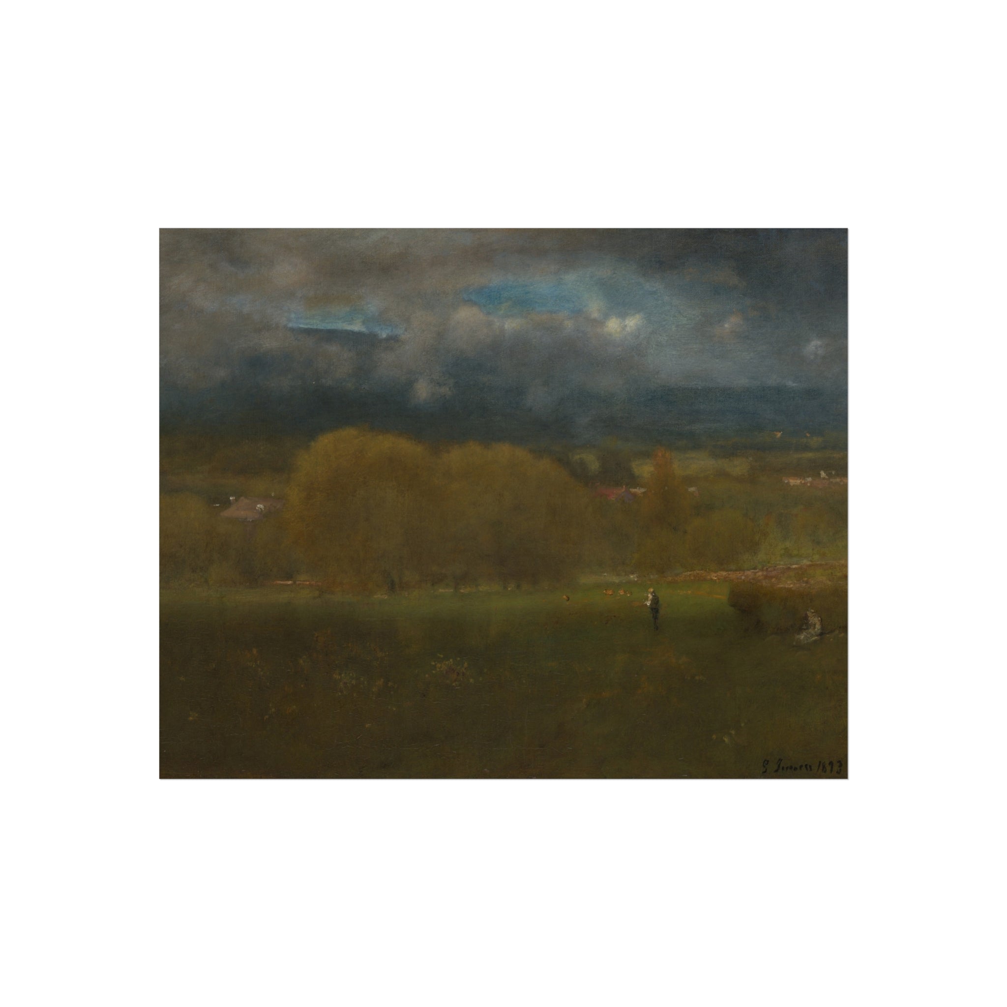 Sunlit Valley George Inness Fine Art Poster
