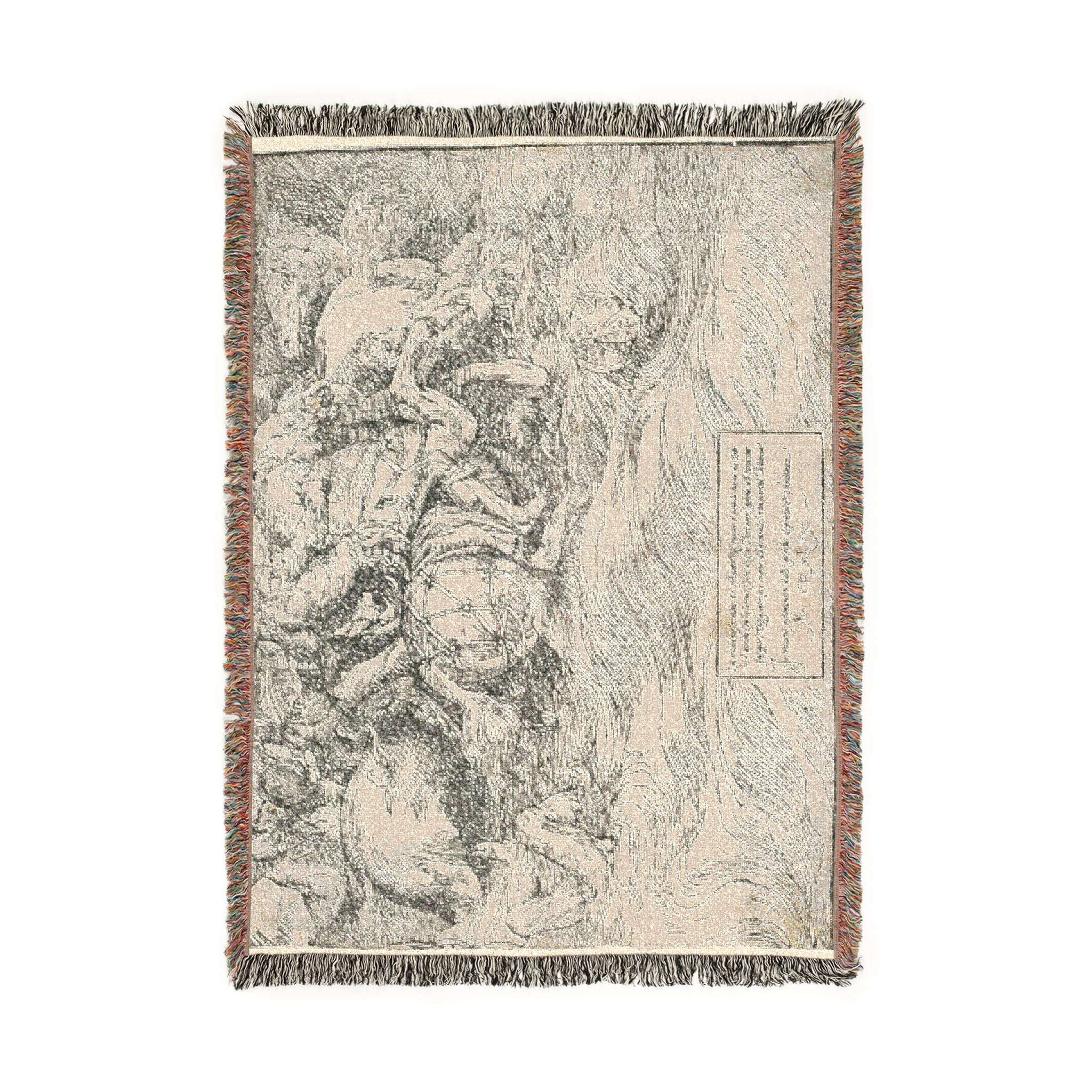 Titian - The Submersion of Pharaoh's Army in the Red Sea | Woven Tapestry Blanket