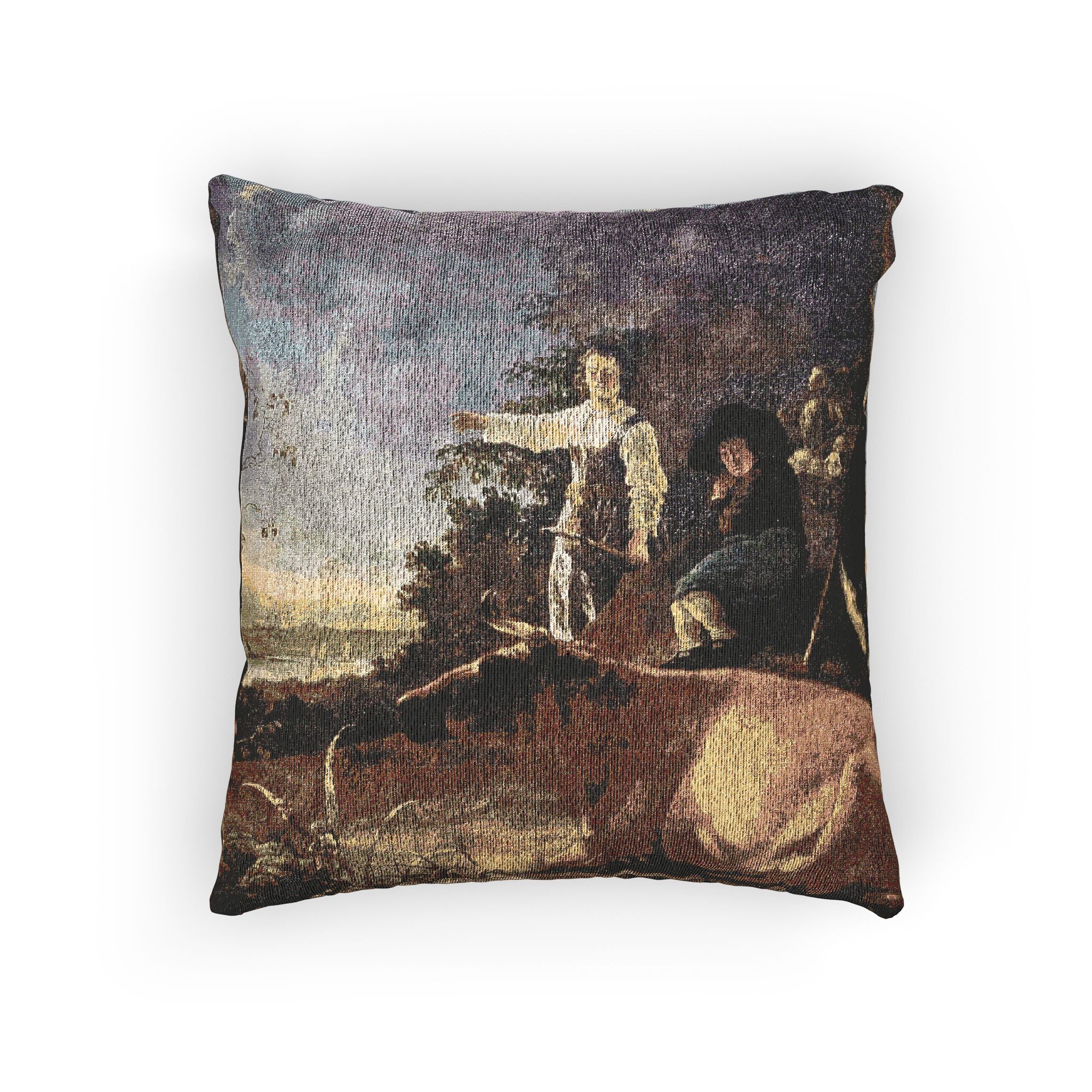 Aelbert Cuyp - Cattle with Shepherds | Woven Pillow