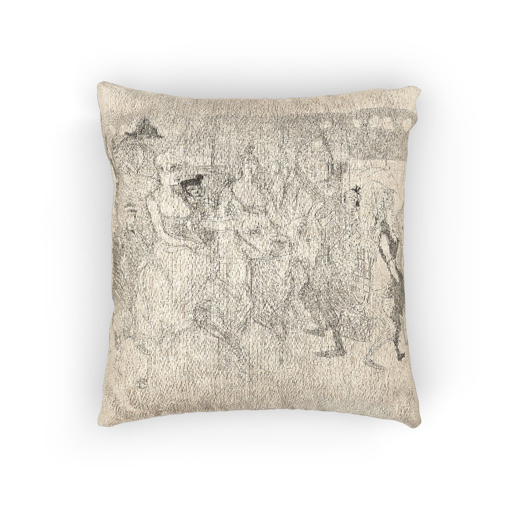 Henri de Toulouse-Lautrec - A Gala Evening at the Moulin Rouge | Woven Pillow