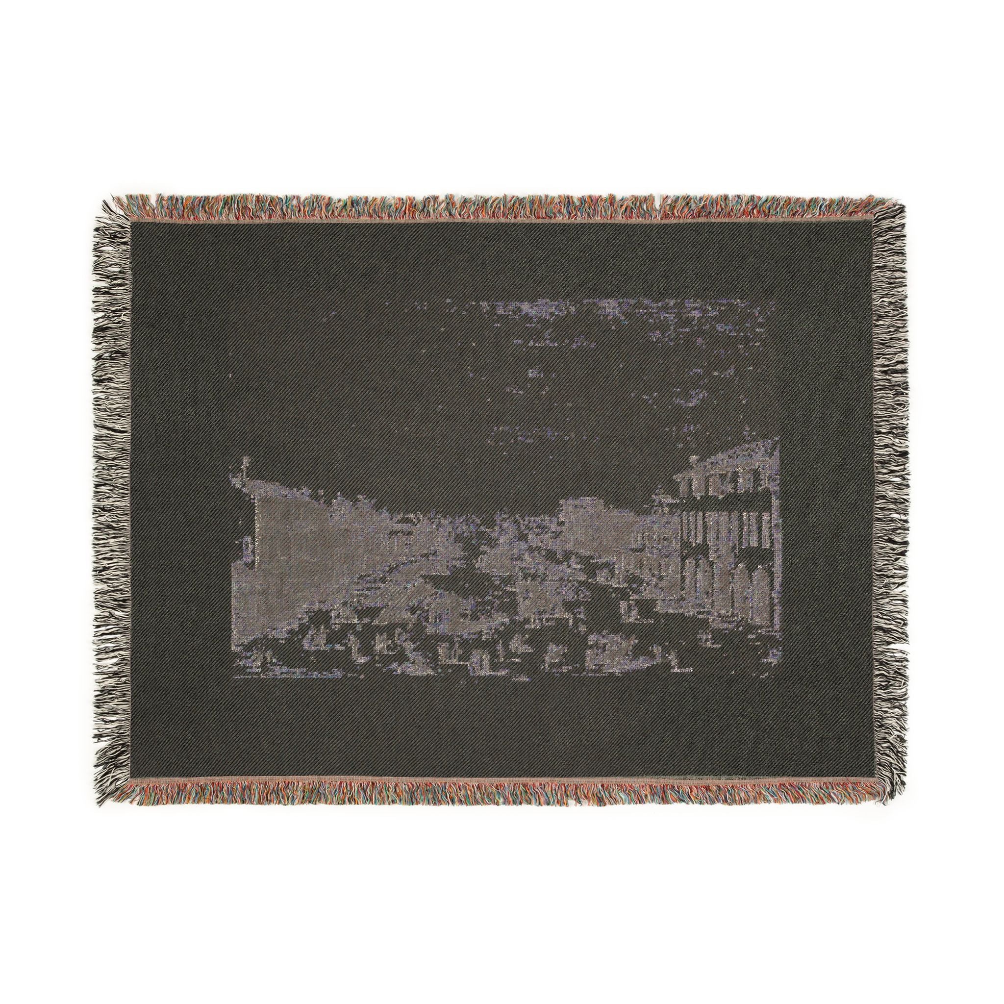 Canaletto - Mestre, from Vedute | Woven Tapestry Blanket
