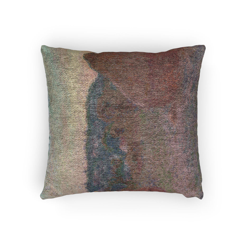 Claude Monet - Stacks of Wheat (End of Day, Autumn) | Woven Pillow