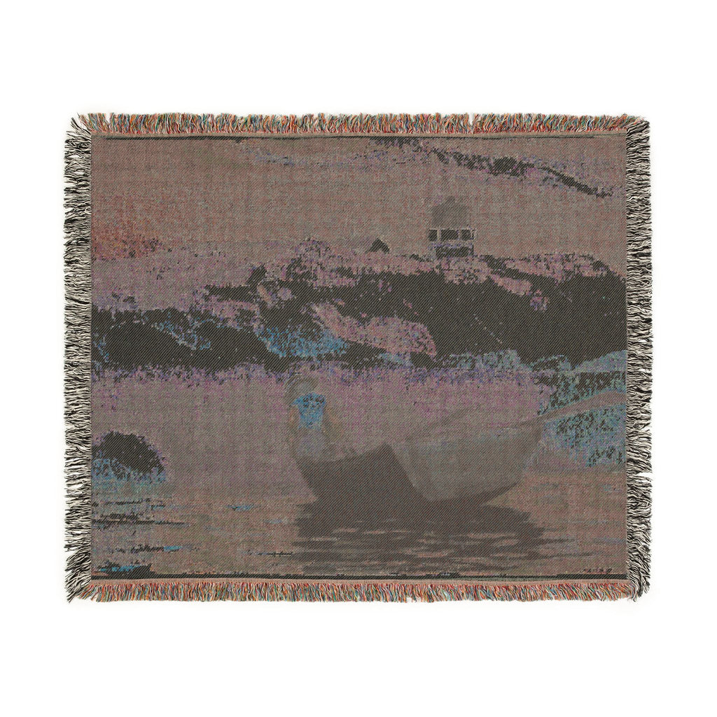 Winslow Homer - Boy in Boat, Gloucester | Woven Tapestry Blanket