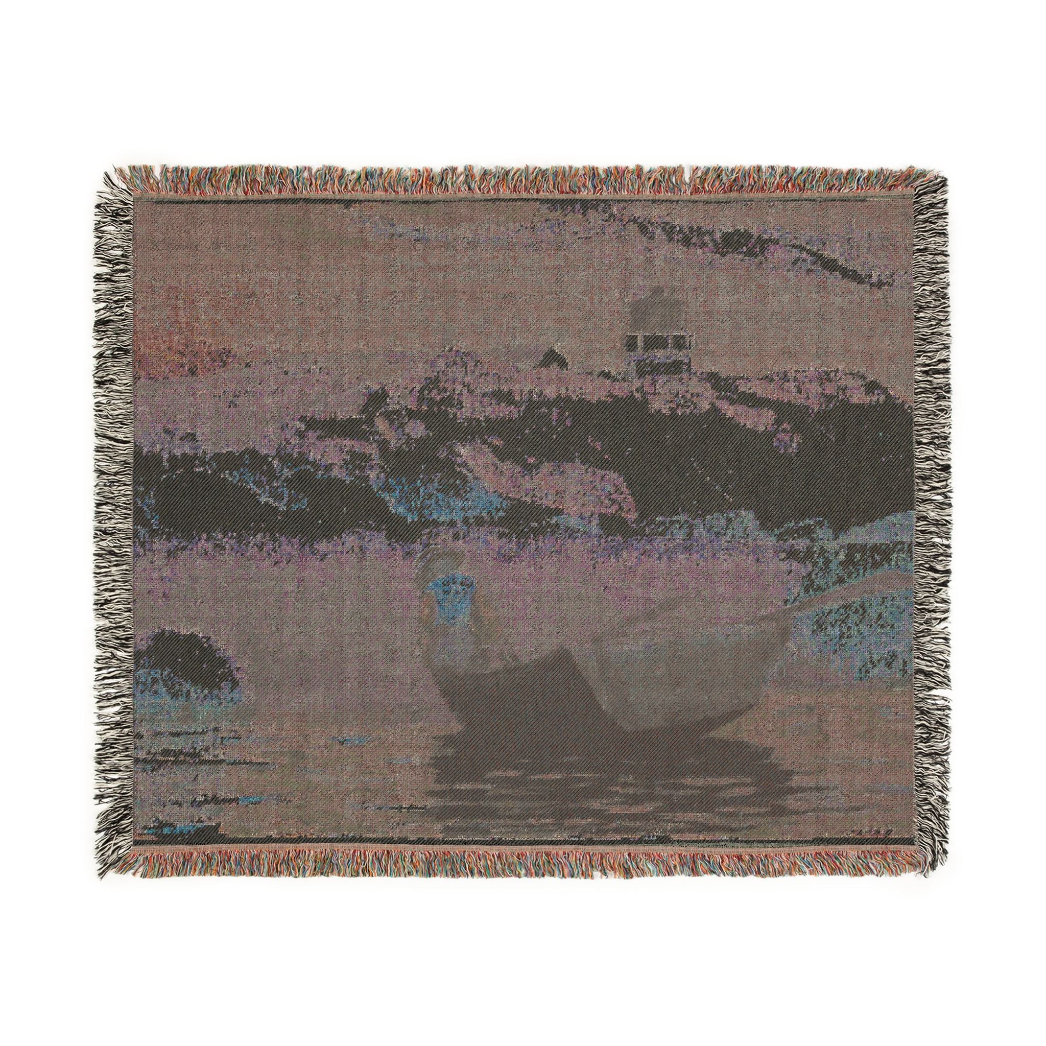 Winslow Homer - Boy in Boat, Gloucester | Woven Tapestry Blanket