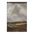 Dresden, Gemäldegalerie Alte Meister, Jacob van Ruisdael, ein Walddorf hinter Dünen | Area Rug