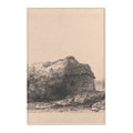 Rembrandt van Rijn - Landscape with Cottages and a Hay Barn Oblong | Area Rug