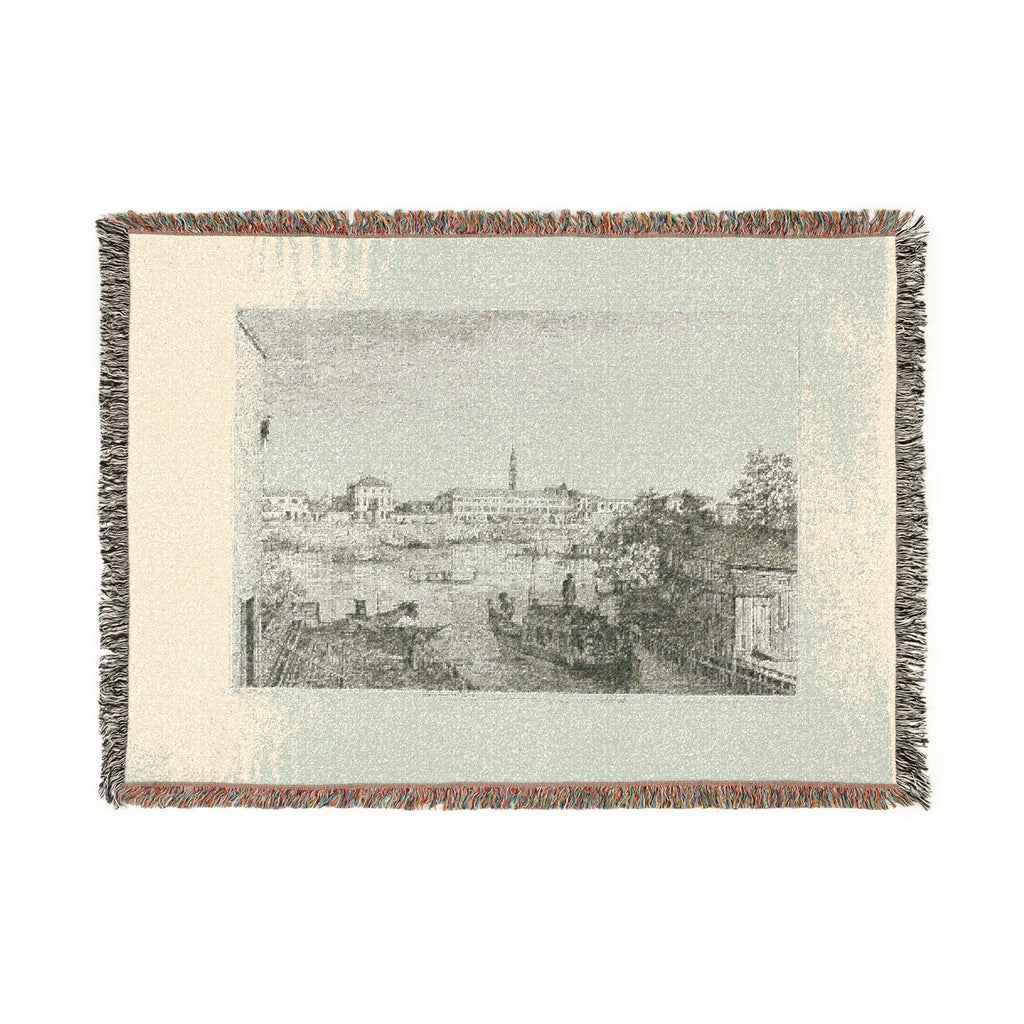 Canaletto - Ale Porto del Dolo | Woven Tapestry Blanket