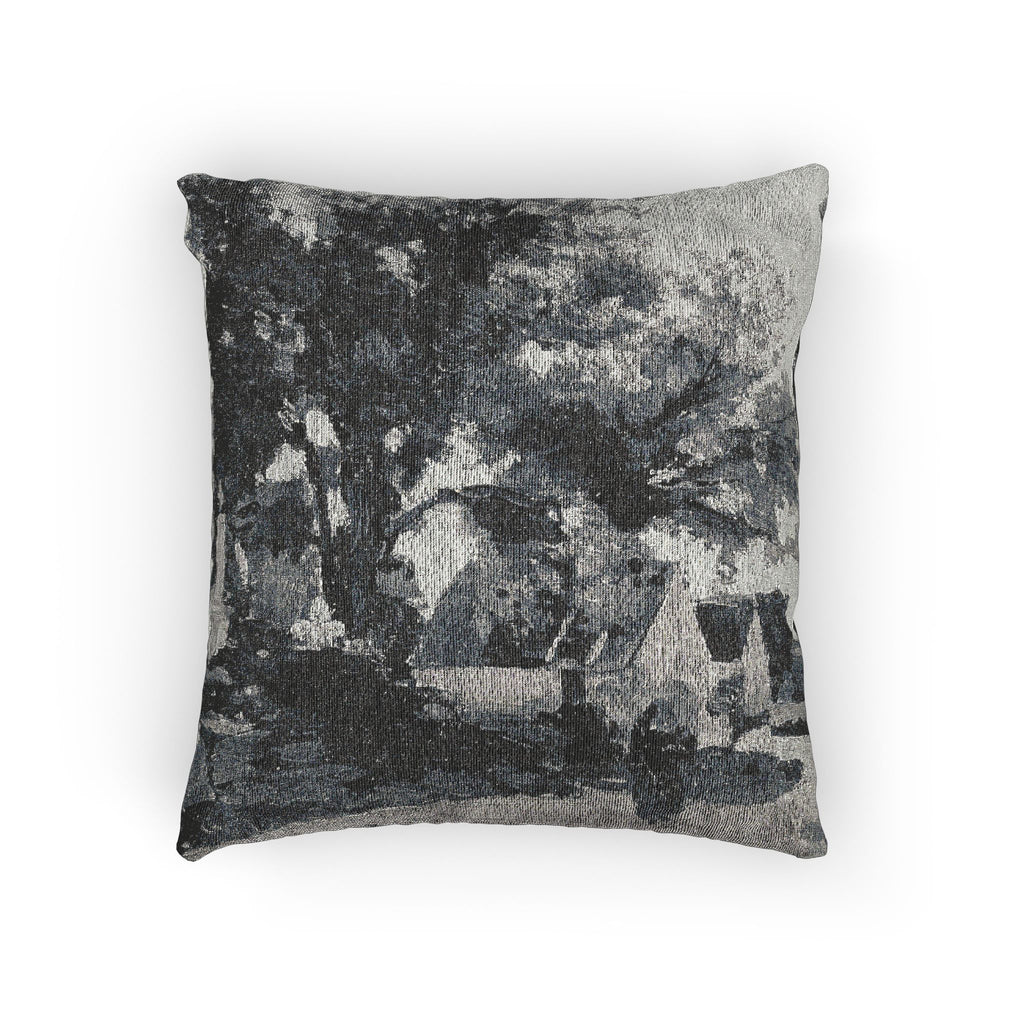 Charles François Daubigny - Village in Brittany | Woven Pillow