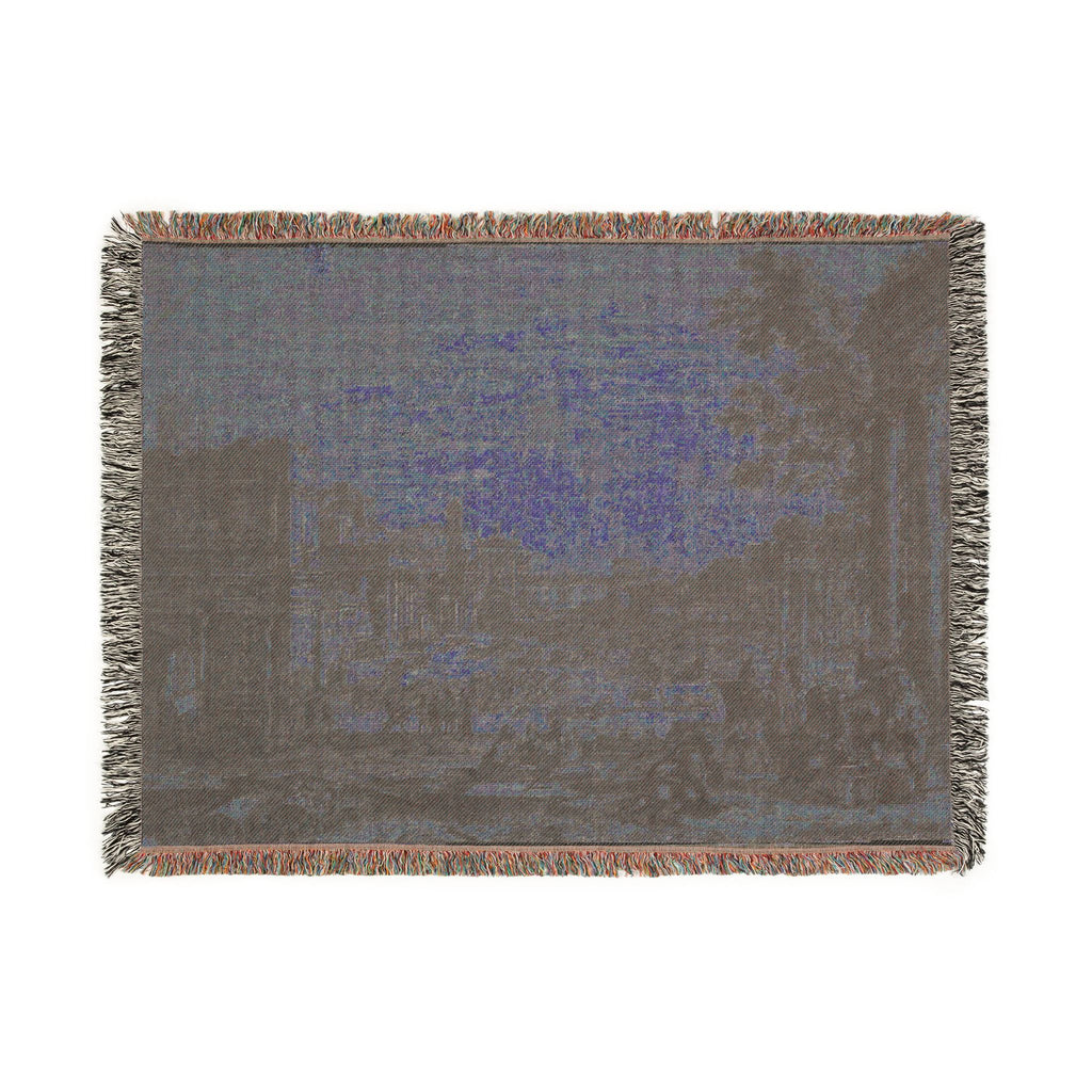 Claude Lorrain - The Roman Forum | Woven Tapestry Blanket