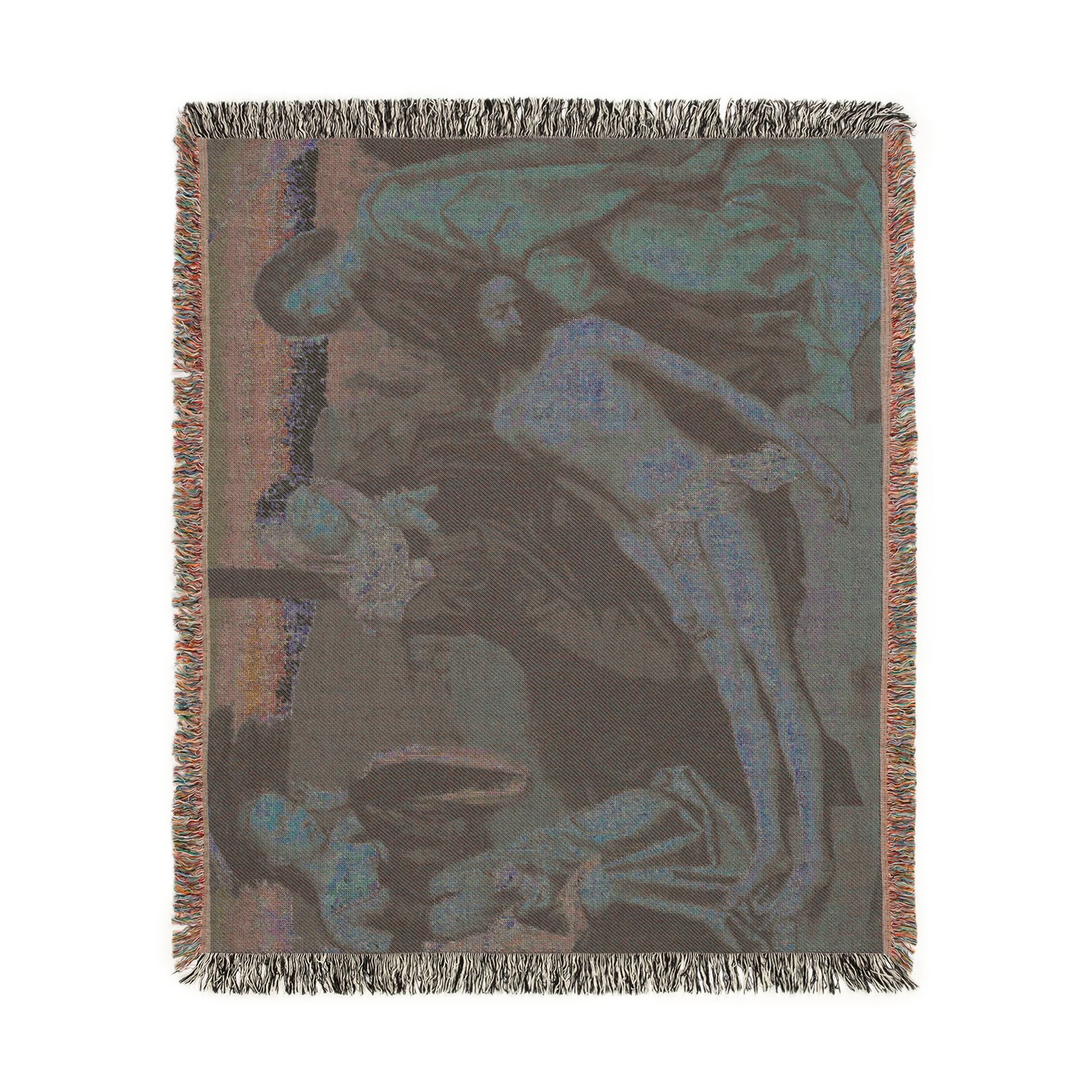 Gerard David - Lamentation over the Body of Christ | Woven Tapestry Blanket