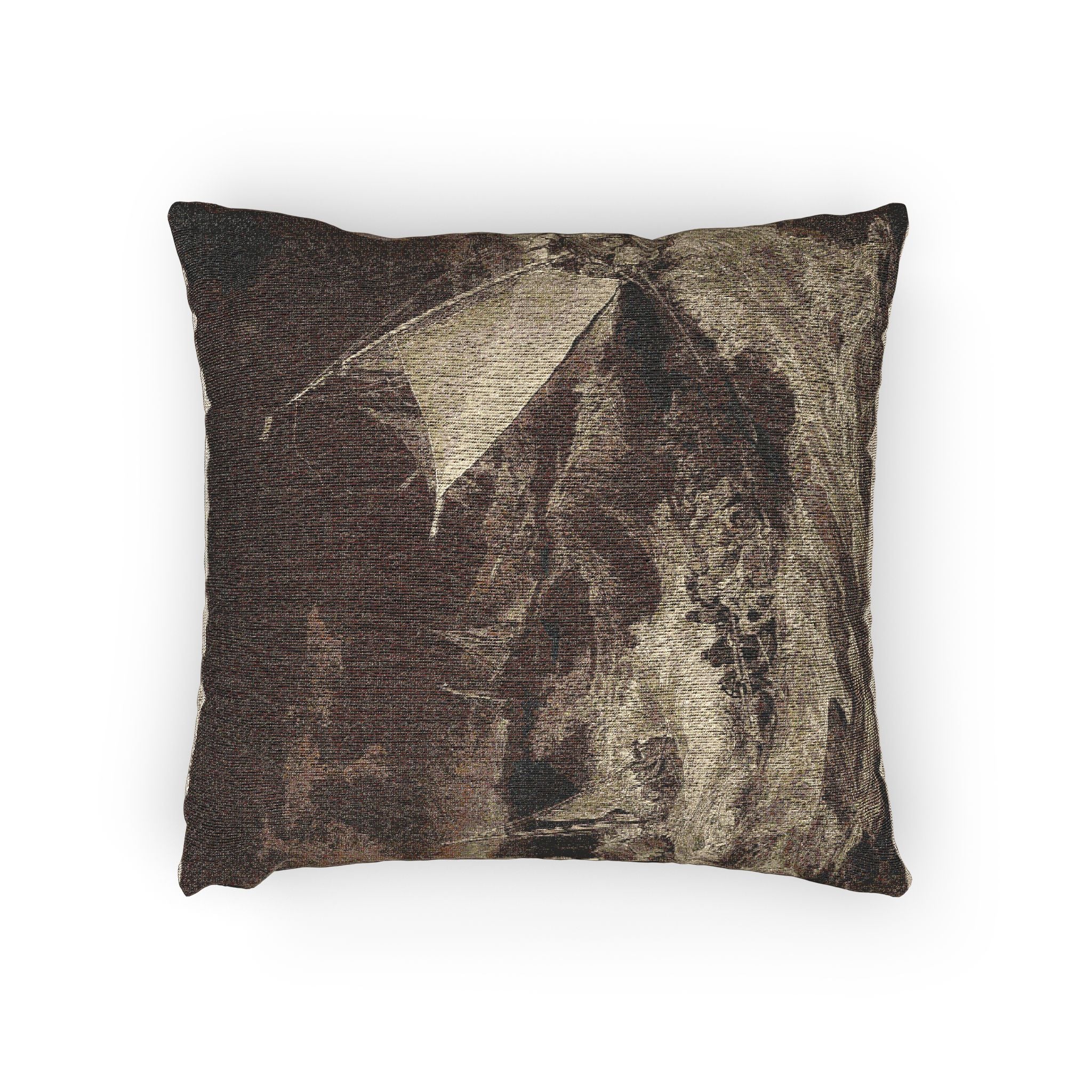 Charles Turner - A Shipwreck | Woven Pillow