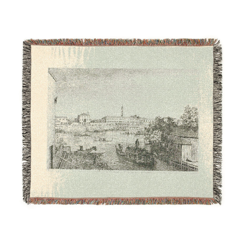Canaletto - Ale Porto del Dolo | Woven Tapestry Blanket