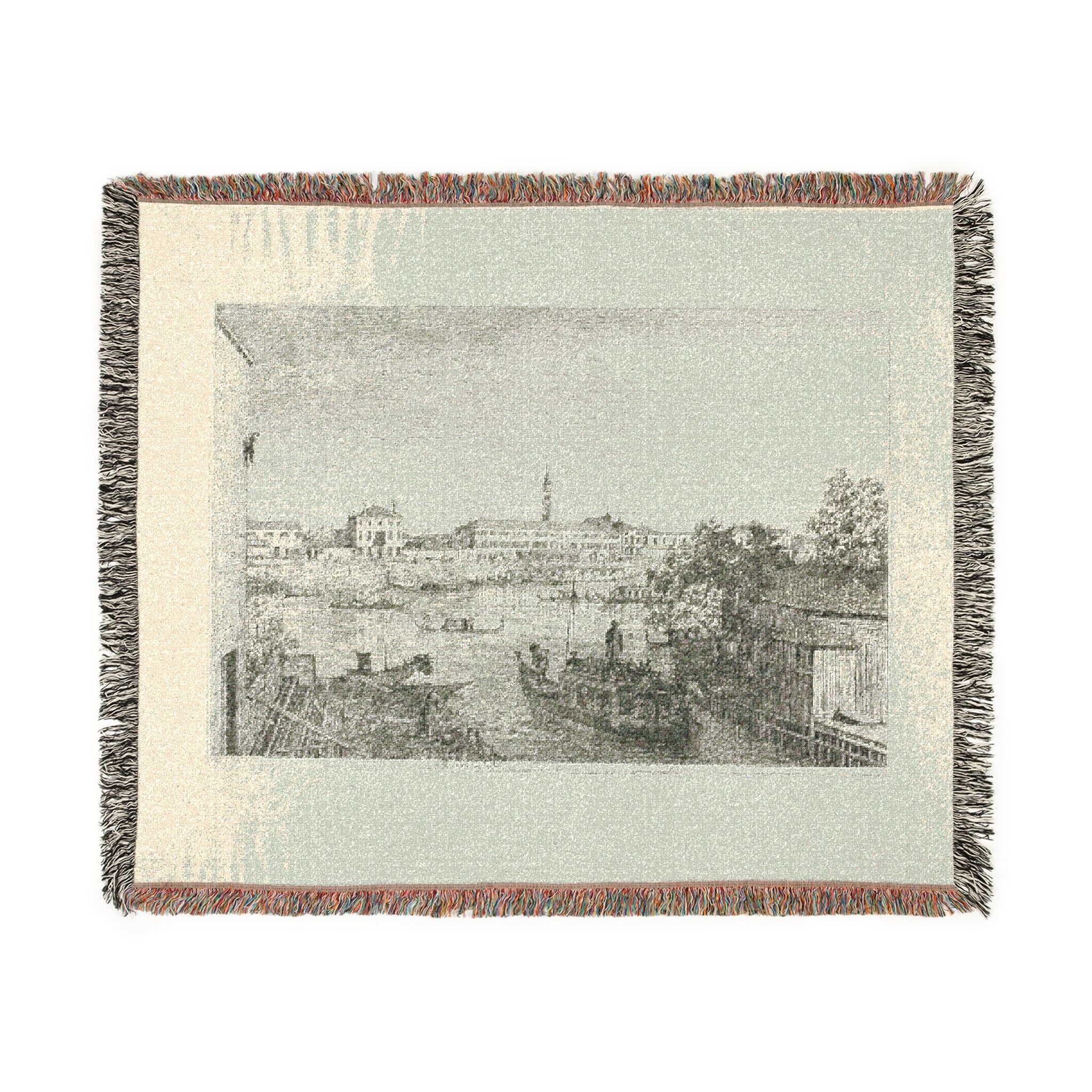 Canaletto - Ale Porto del Dolo | Woven Tapestry Blanket