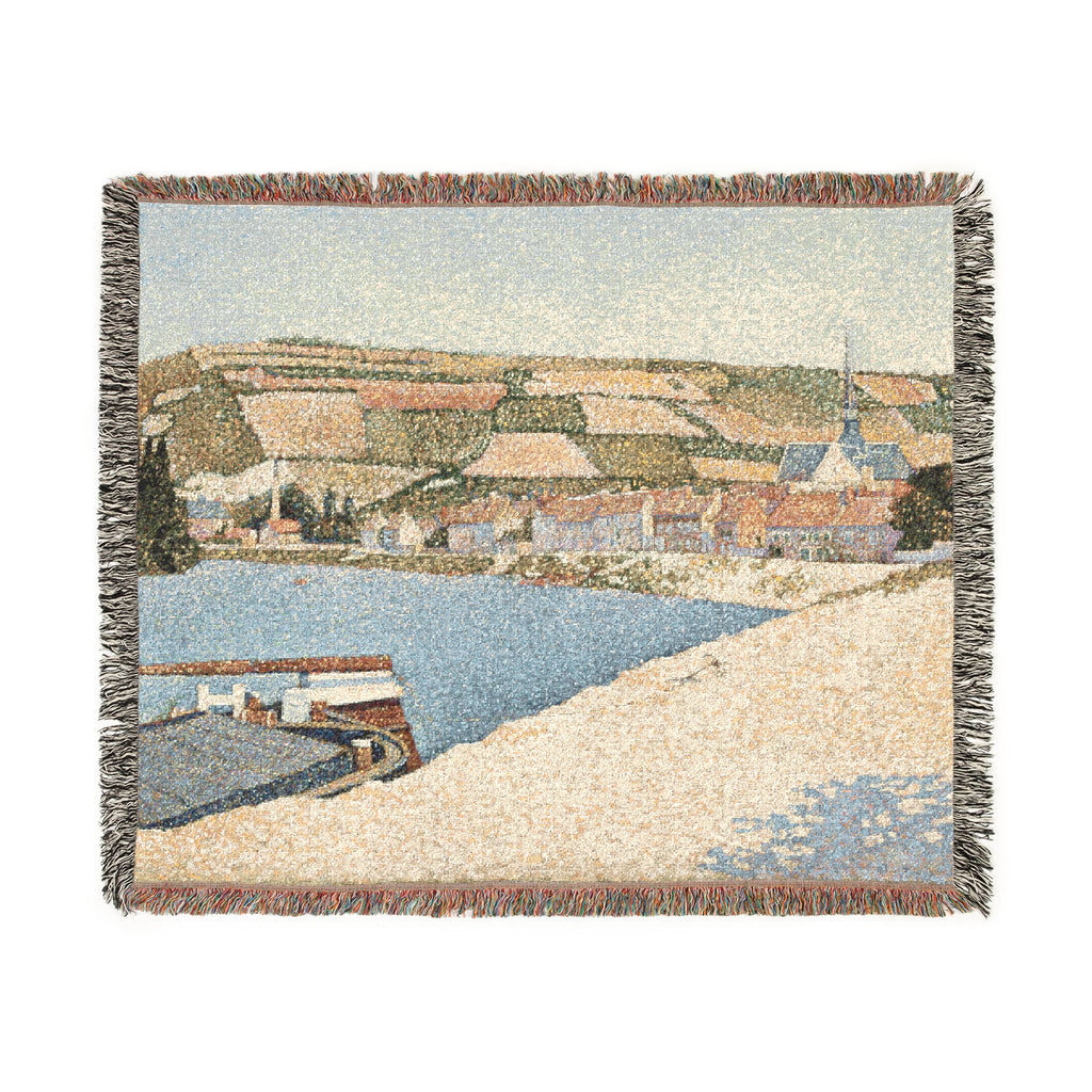 Paul Signac - Les Andelys, Côte d'Aval | Woven Tapestry Blanket