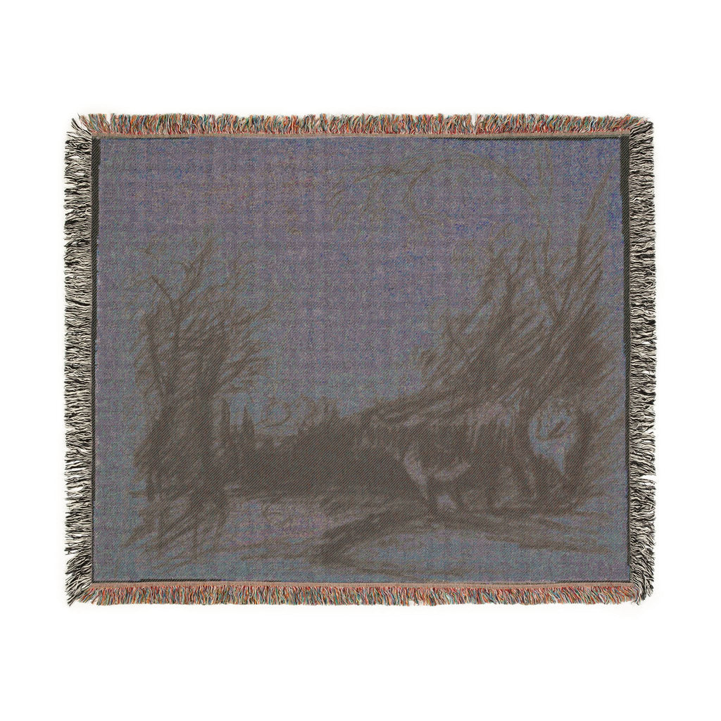 John Constable - Landscape with Cows | Woven Tapestry Blanket