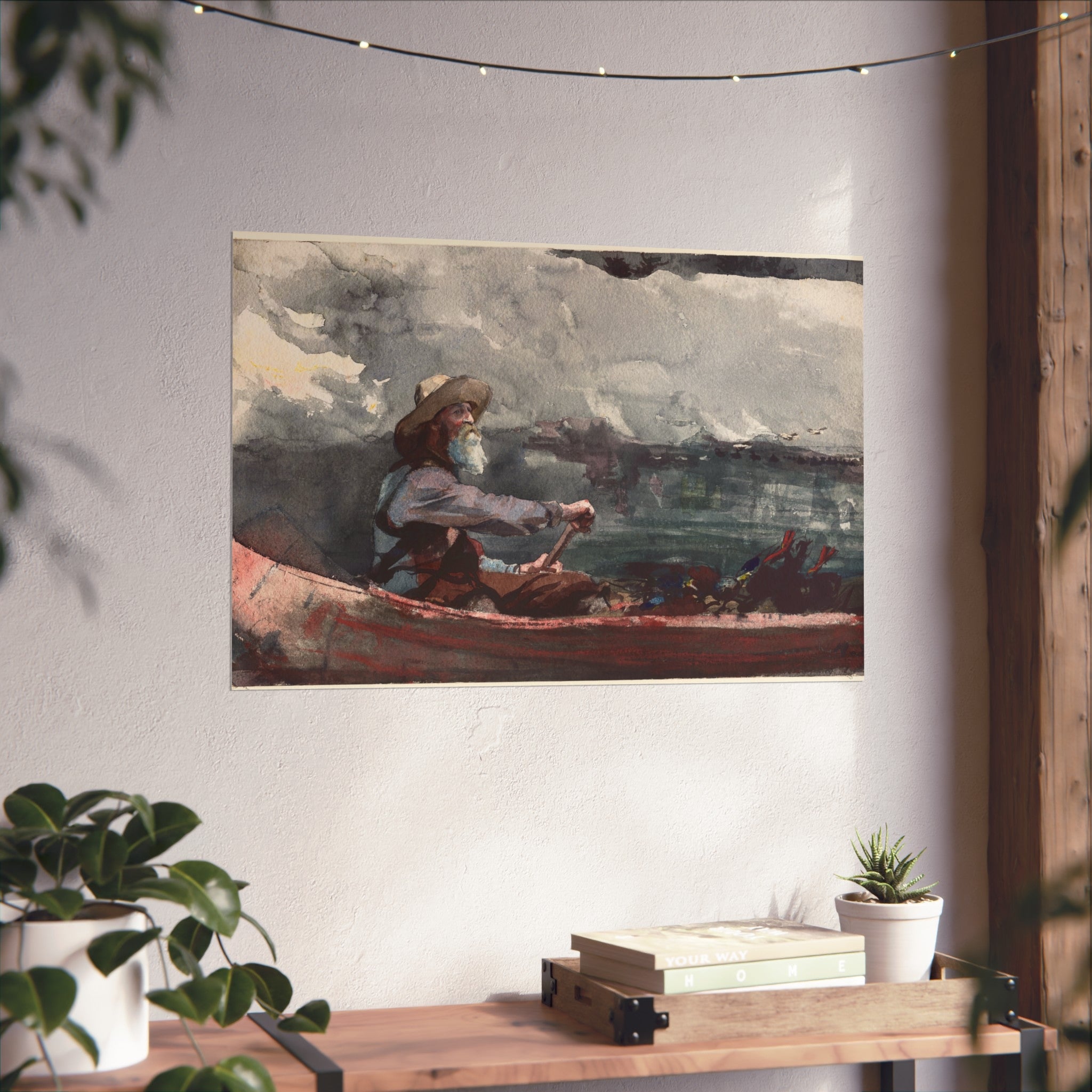 Winslow Homer - Adirondacks Guide | Fine Art Poster