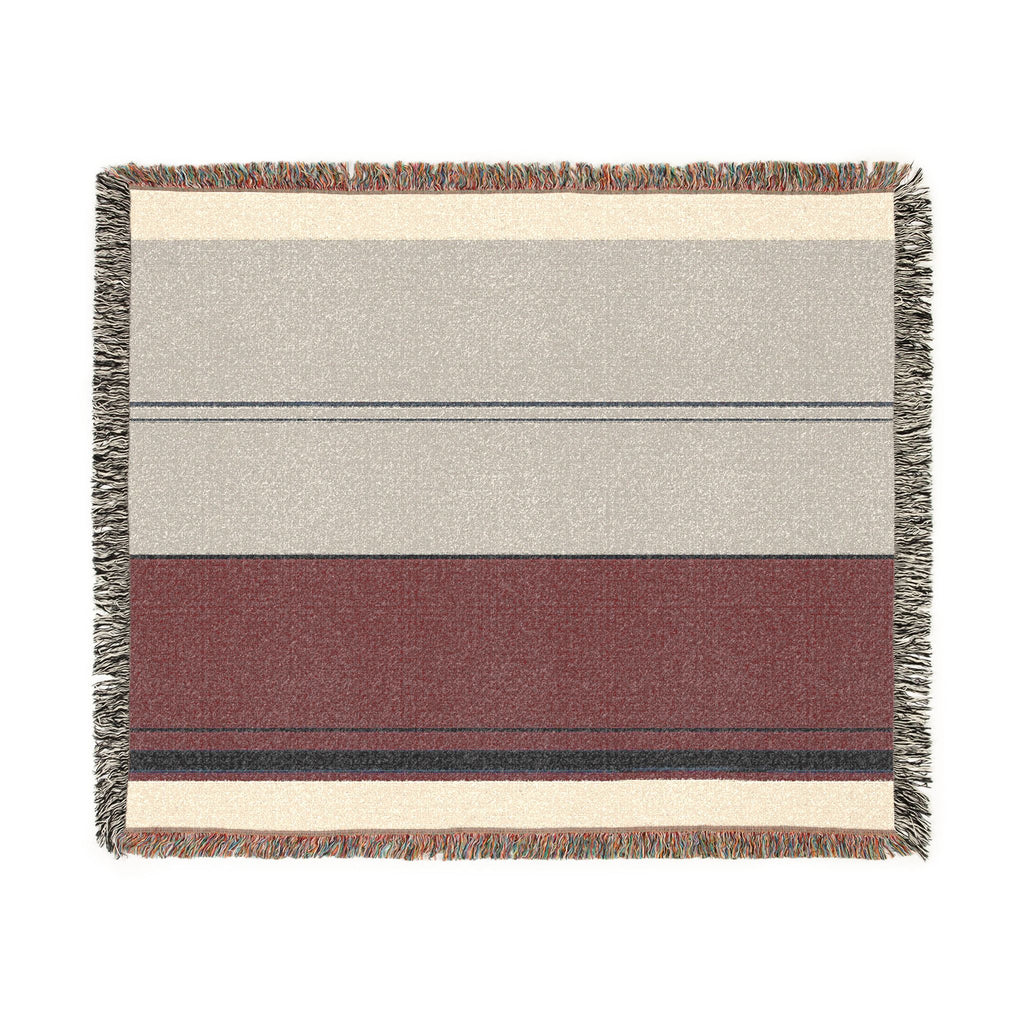 Orchard Throw — Stone · Fig · Slate
