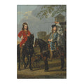 Equestrian Portrait of Cornelis (1639–1680) and Michiel Pompe van Meerdervoort (1638–1653) with Their Tutor and Coachman | Area Rug