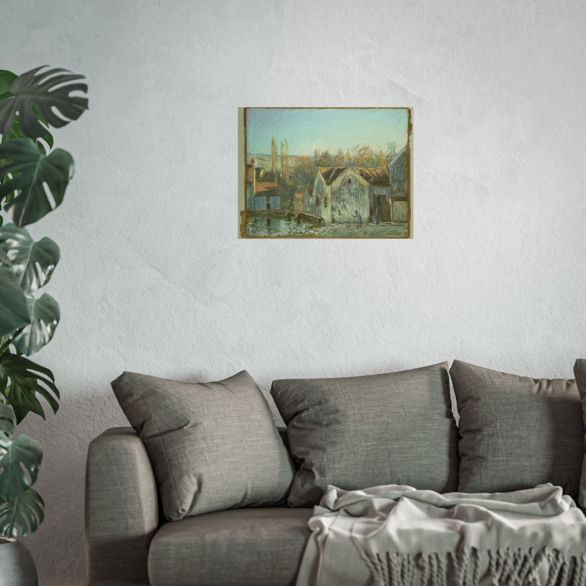 Alfred Sisley - A Corner of Moret-sur-Loing | Fine Art Poster
