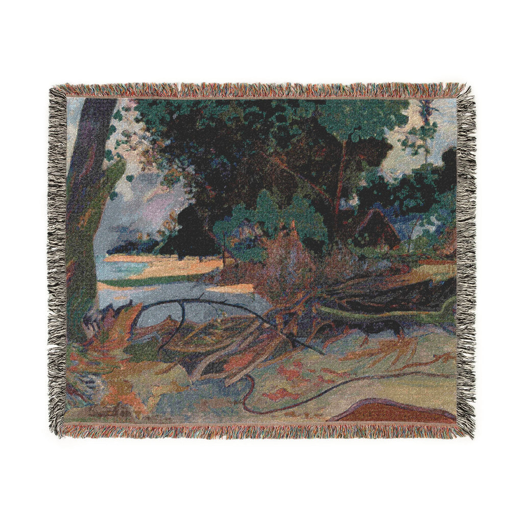 Paul Gauguin - Te burao (The Hibiscus Tree) | Woven Tapestry Blanket