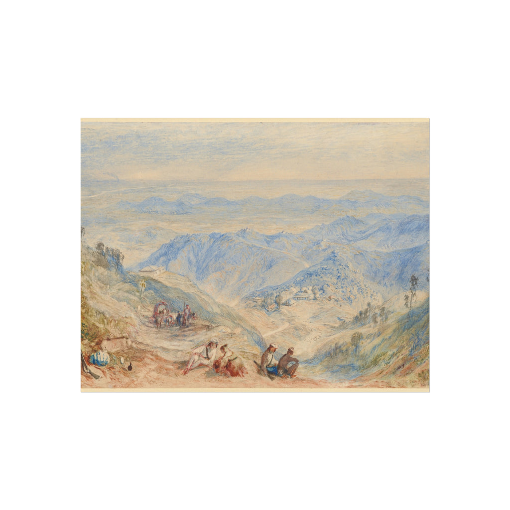 Joseph Mallord William Turner - Mussooree and the Dhoon from Landour | Fine Art Poster