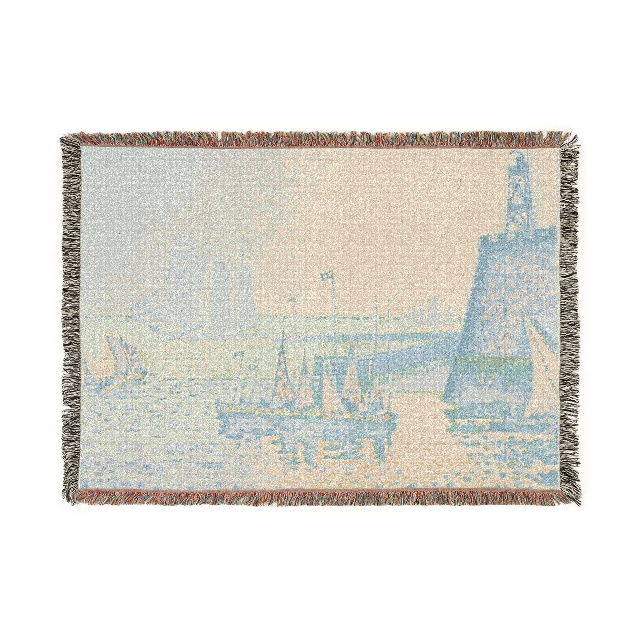 Paul Signac - Evening | Woven Tapestry Blanket