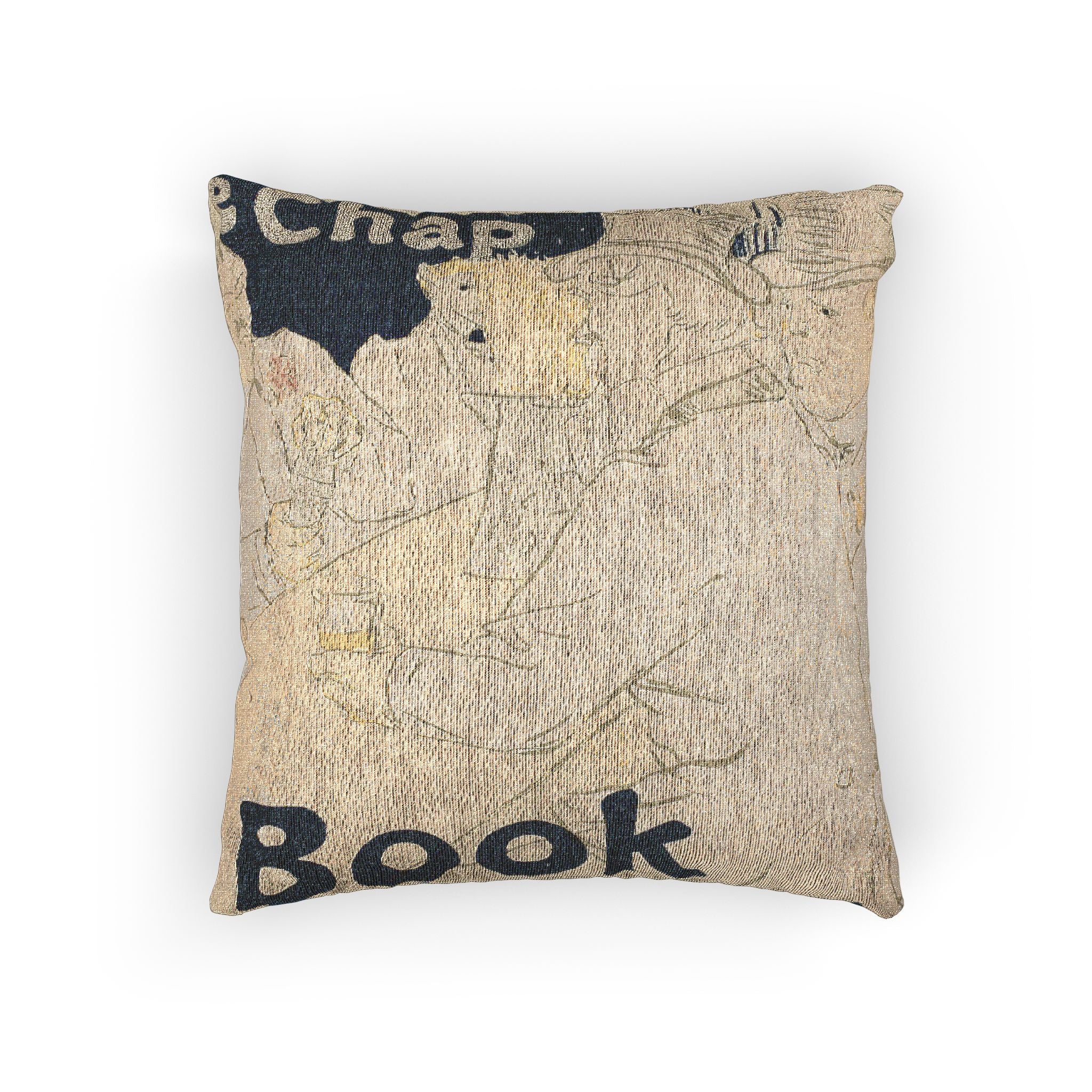 Henri de Toulouse-Lautrec - Irish and American Bar, Rue Royale—The Chap Book | Woven Pillow