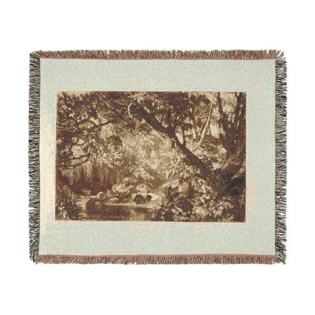 Joseph Mallord William Turner - Aesacus and Hesperie, plate 66 from Liber Studiorum | Woven Tapestry Blanket