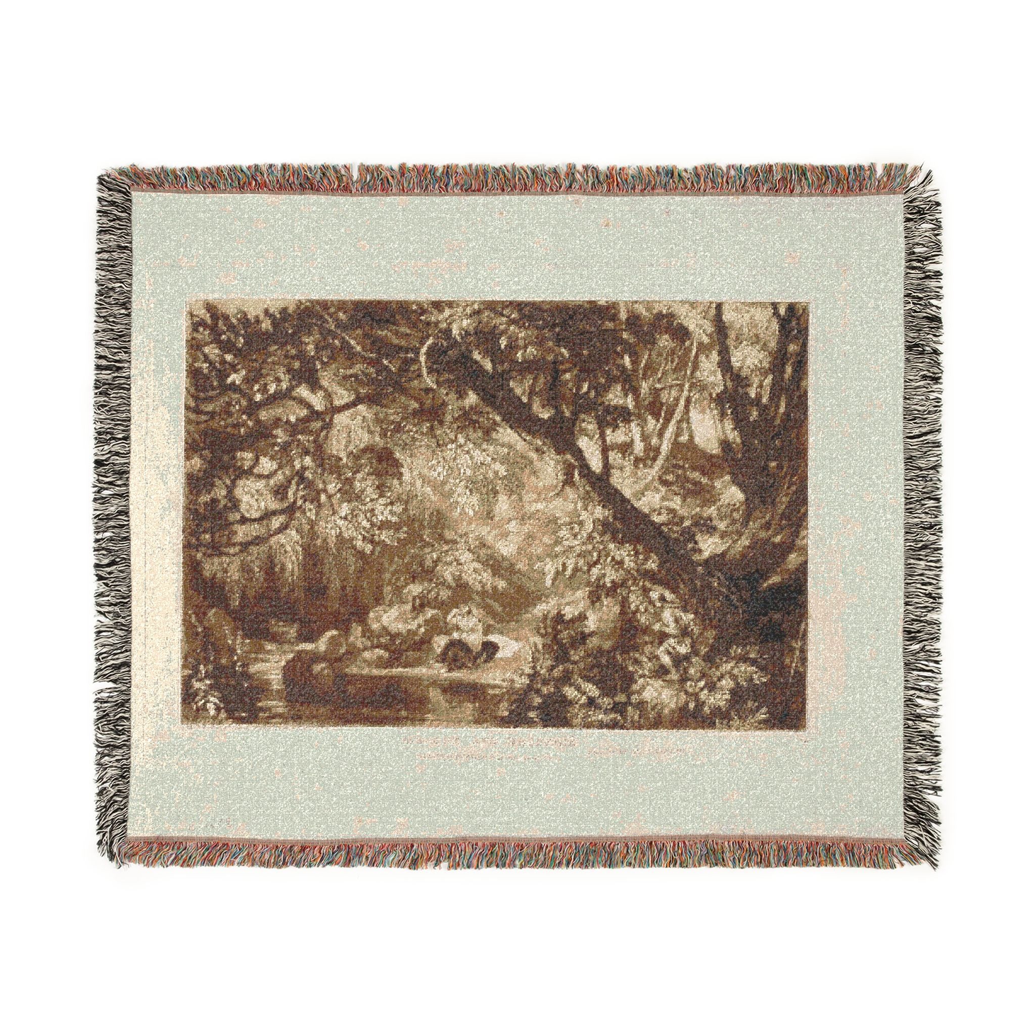 Joseph Mallord William Turner - Aesacus and Hesperie, plate 66 from Liber Studiorum | Woven Tapestry Blanket
