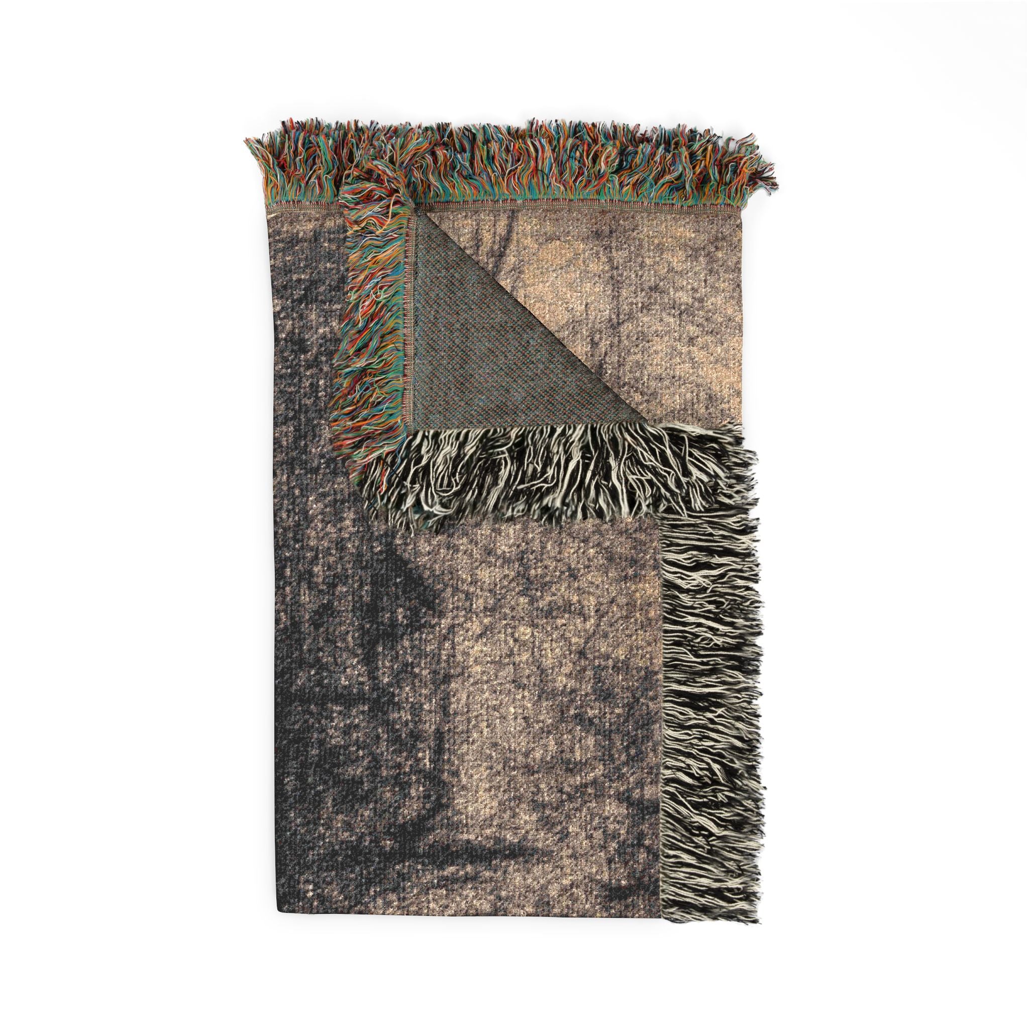 Georges Seurat - The Zone (Outside the City Walls) | Woven Tapestry Blanket