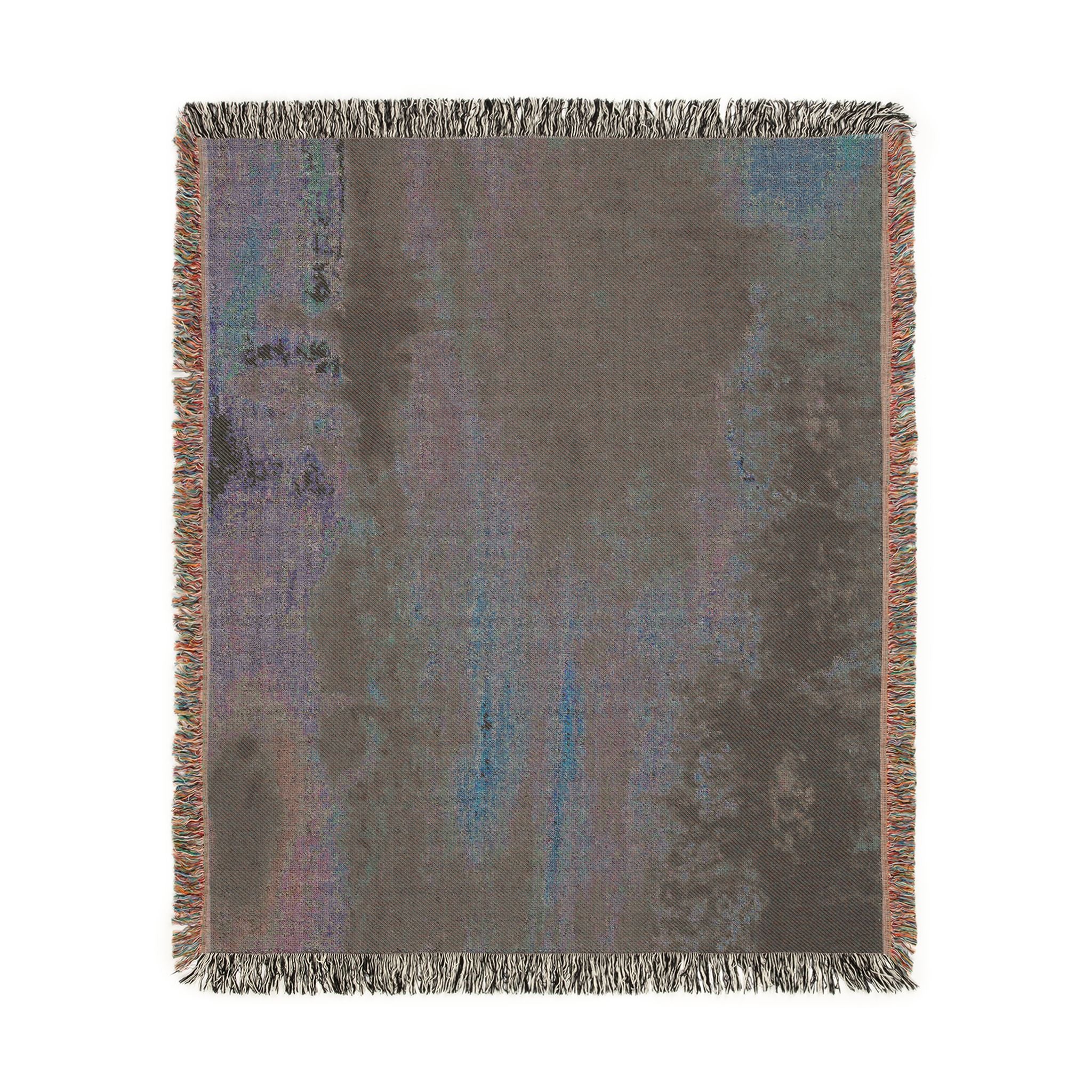 Hilaire Germain Edgar Degas - Landscape with Smokestacks | Woven Tapestry Blanket