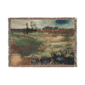 Hilaire Germain Edgar Degas - Landscape with Smokestacks | Woven Tapestry Blanket