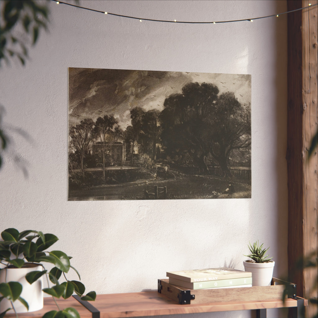 David Lucas - Frontispiece, to Mr. Constable's English Landscape, East Bergholt, Suffolk | Fine Art Poster