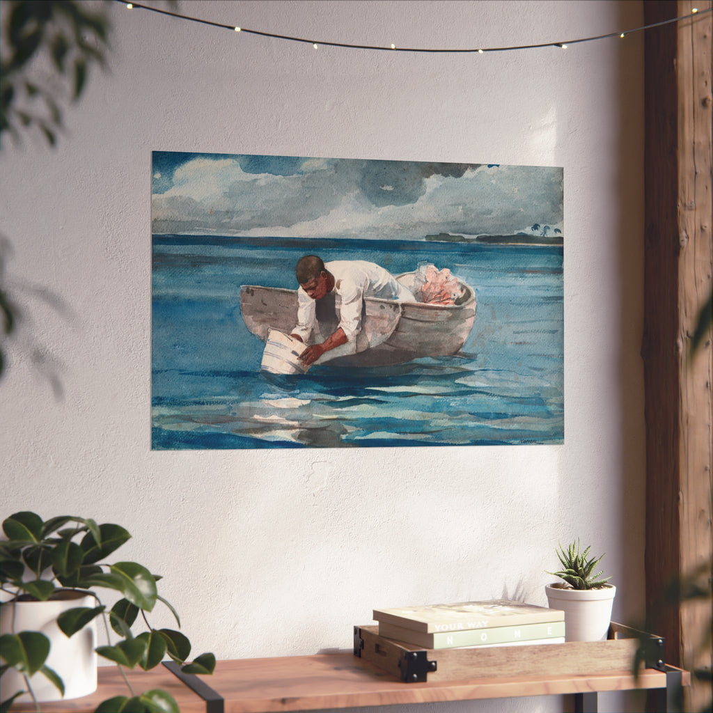 Winslow Homer - The Water Fan | Fine Art Poster
