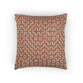 Clay Hitomezashi Sashiko Woven Pillow
