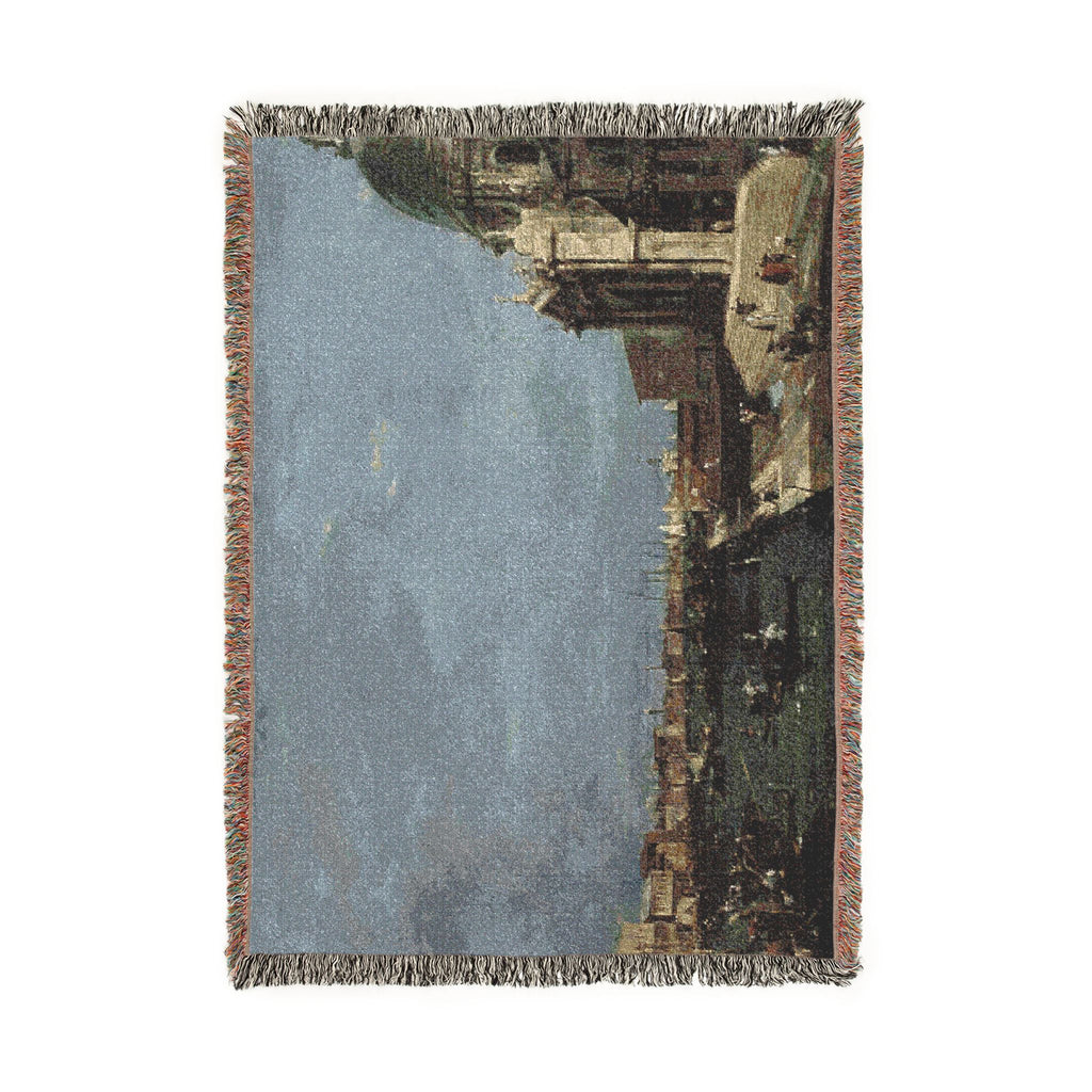 Francesco Guardi - The Grand Canal, Venice | Woven Tapestry Blanket