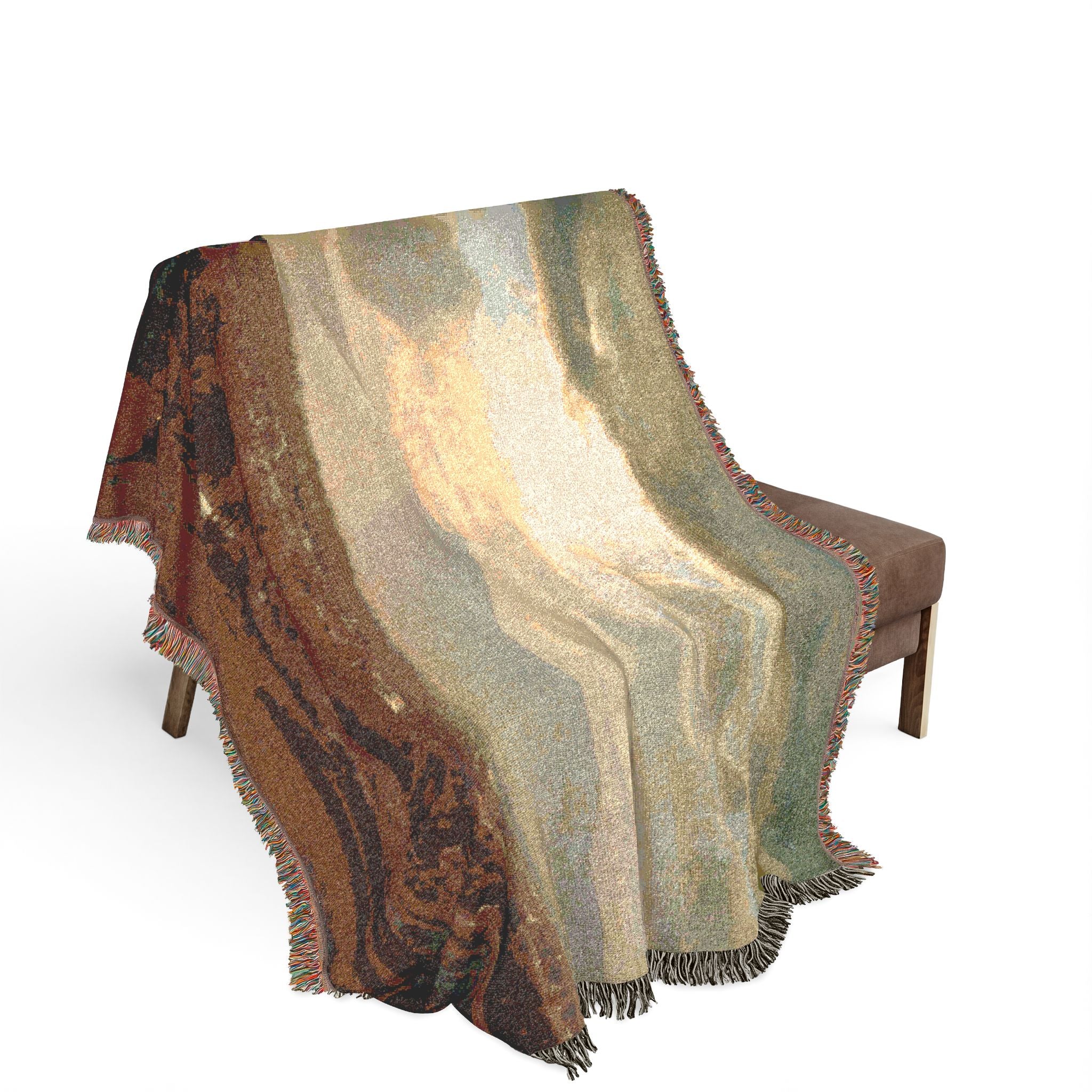 Catskill Mountains George Inness Tapestry Blanket