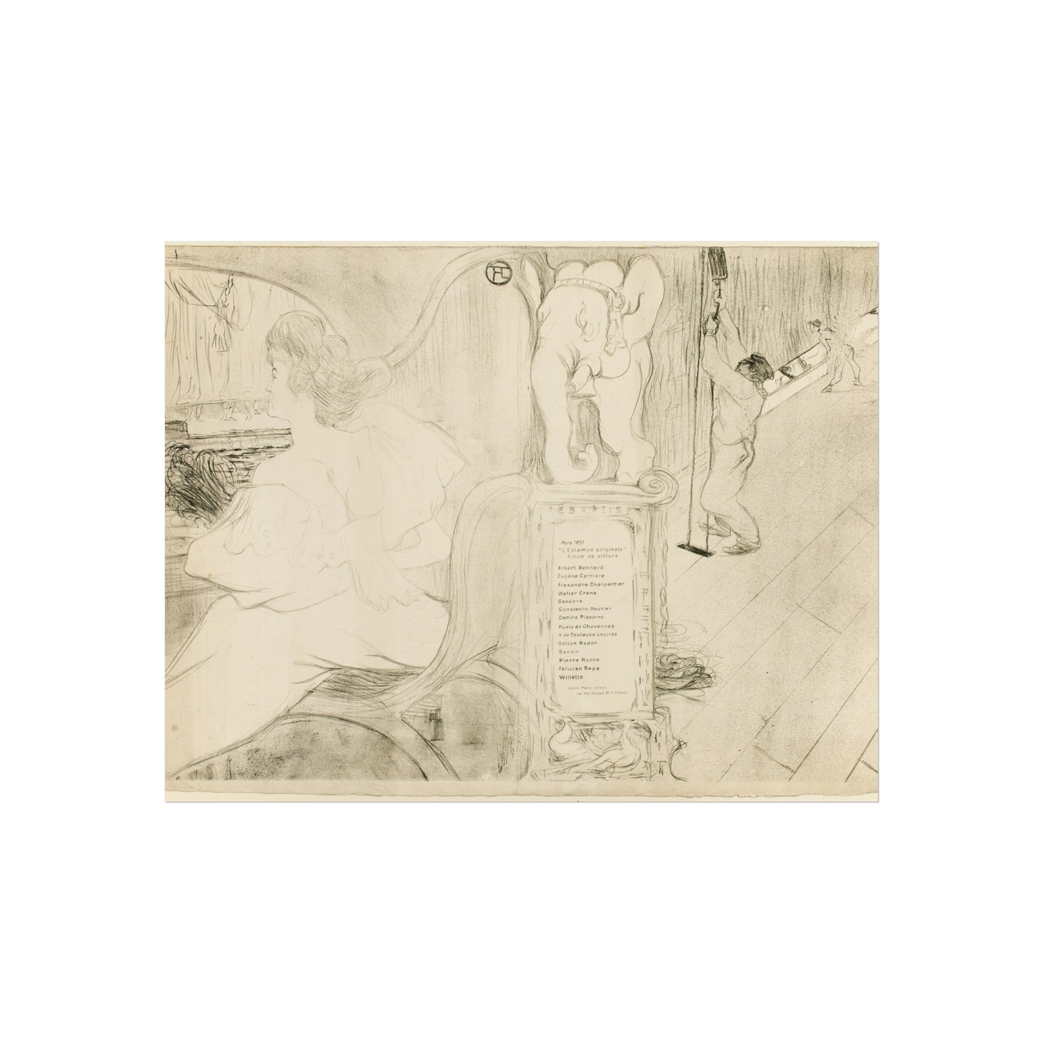 Henri de Toulouse-Lautrec - Cover for L'Estampe originale | Fine Art Poster