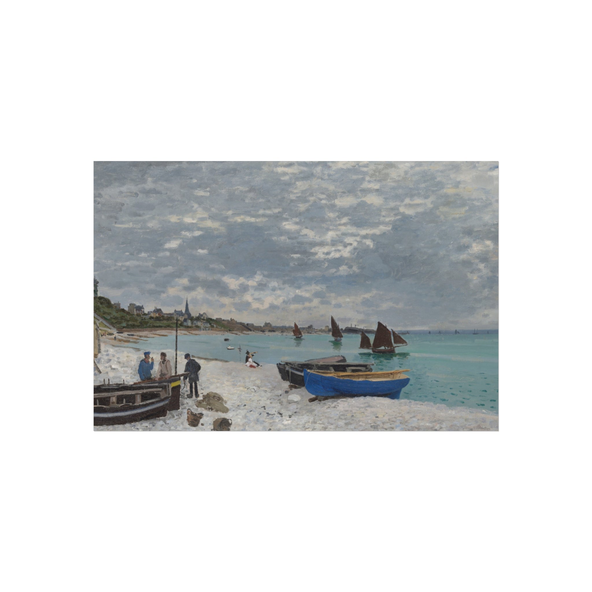 Claude Monet - The Beach at Sainte-Adresse | Fine Art Poster
