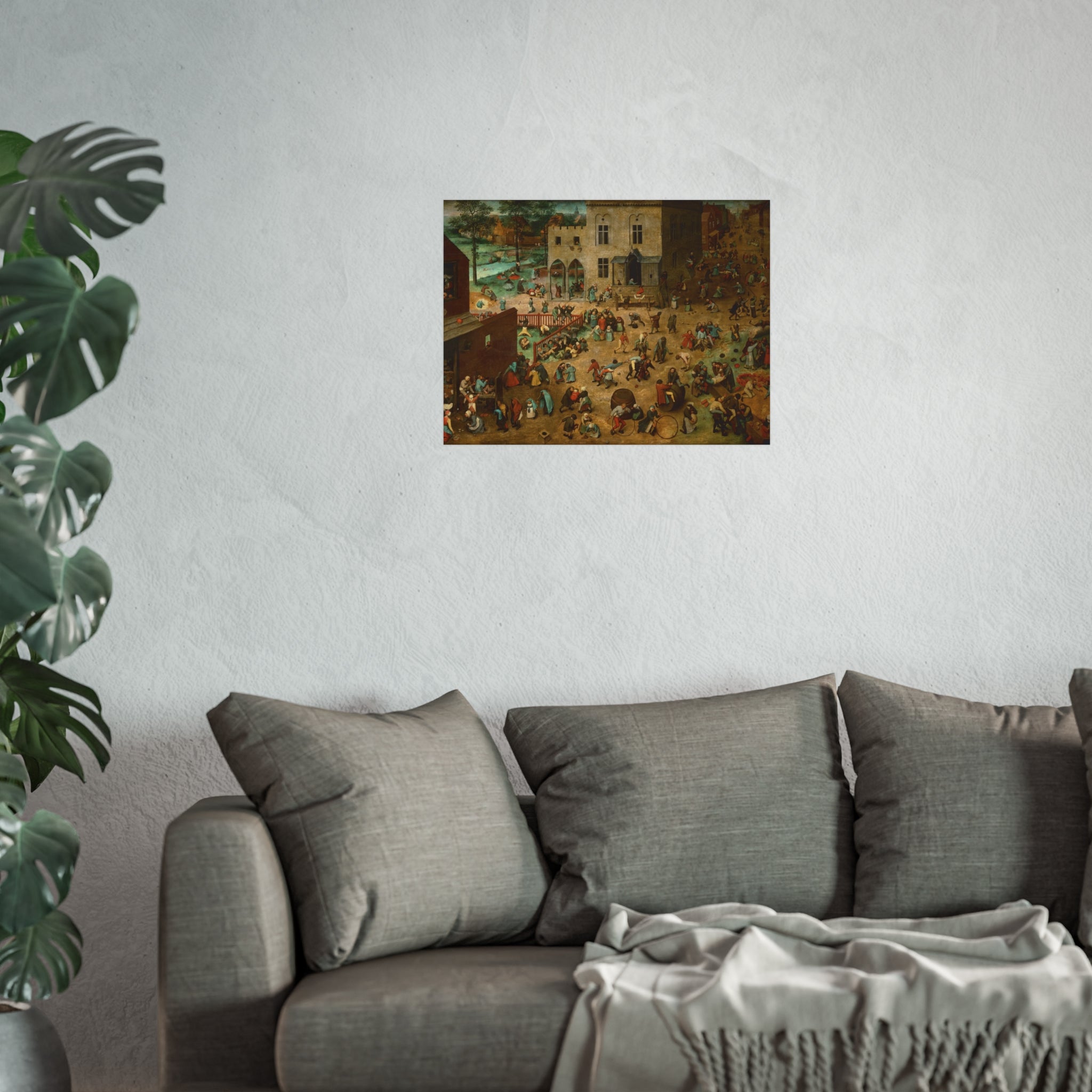 Pieter Bruegel the Elder - Children’s Games - Google Art Project | Fine Art Poster