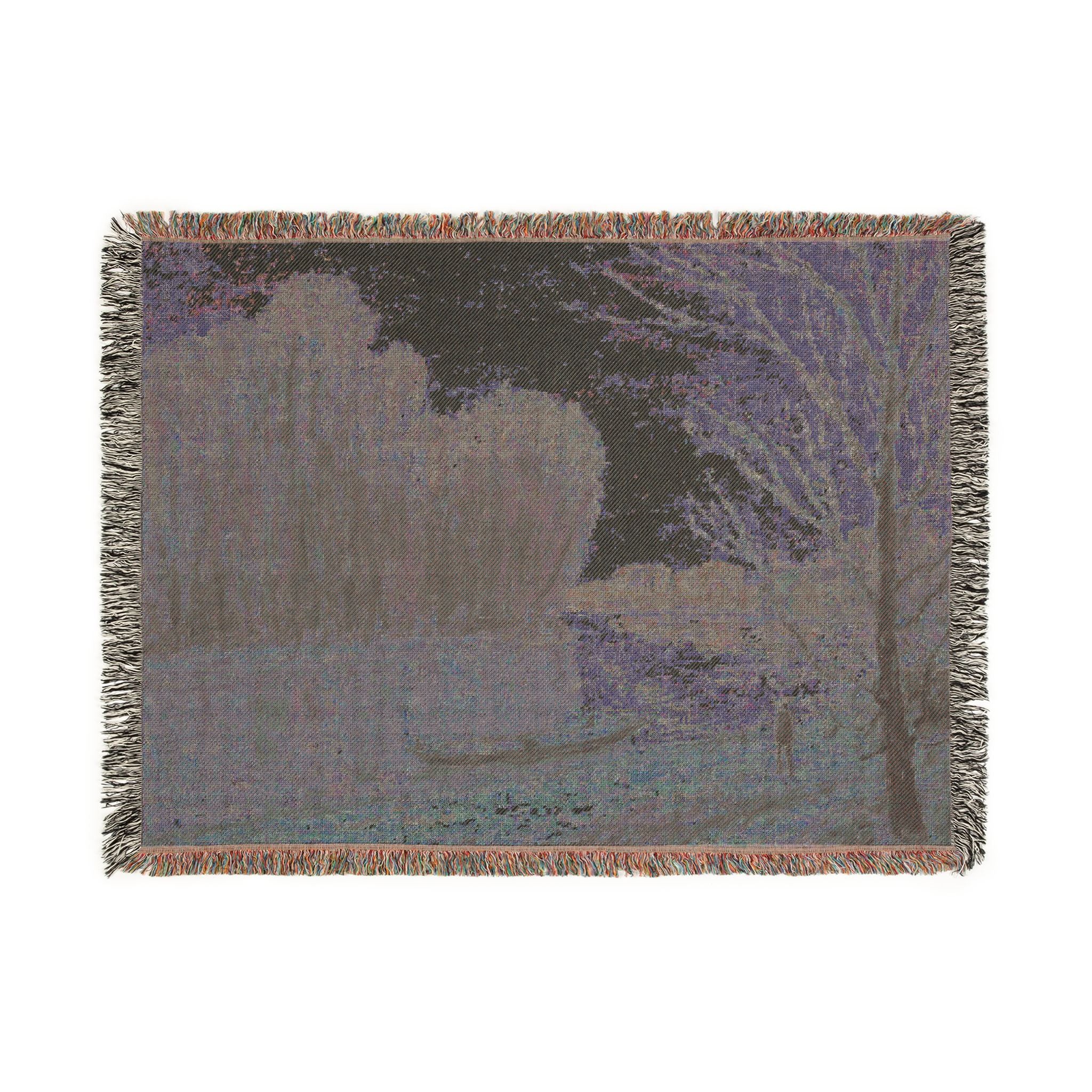 Alfred Sisley - The Loire | Woven Tapestry Blanket