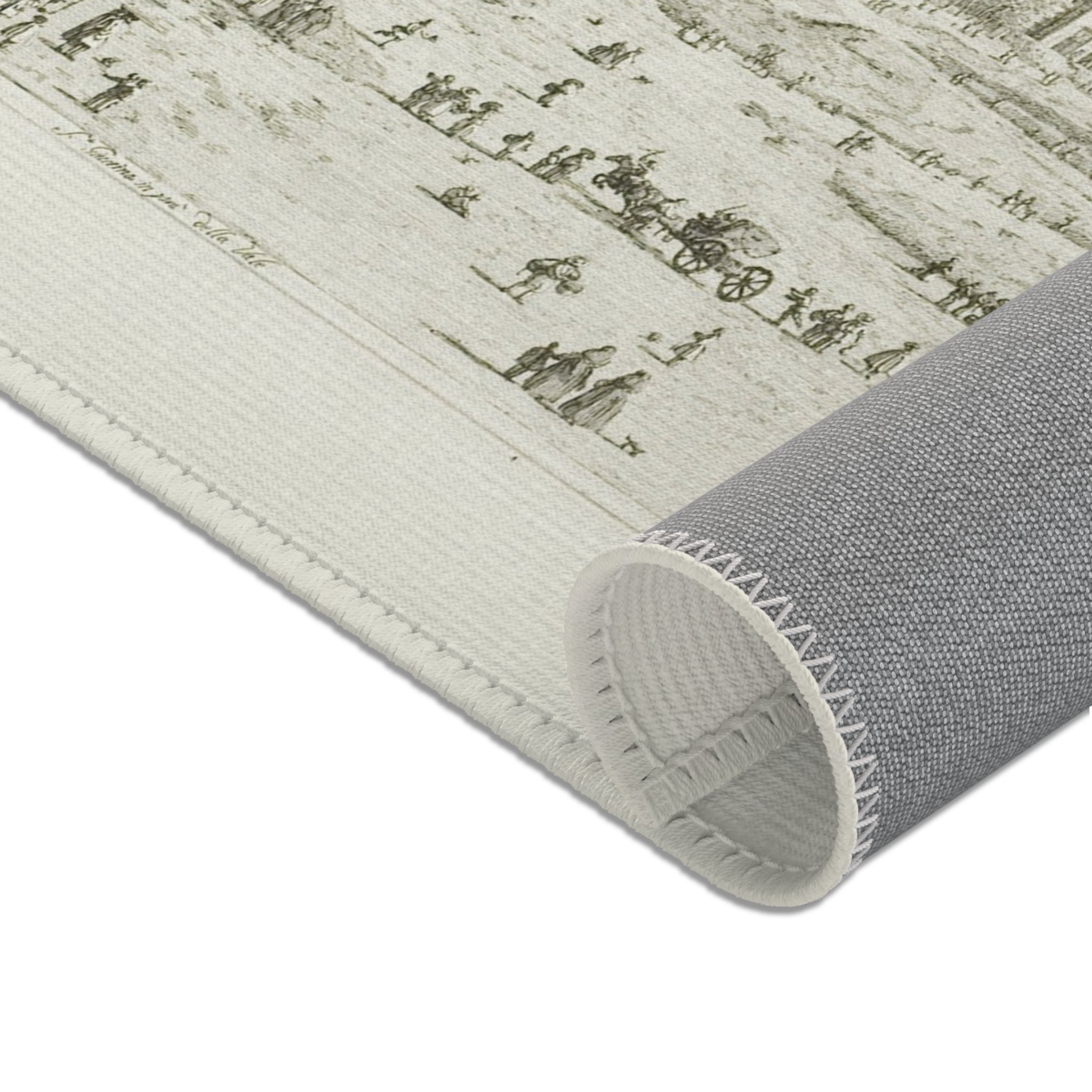 Canaletto - S. Giustina in prà della Vale, from Vedute | Area Rug