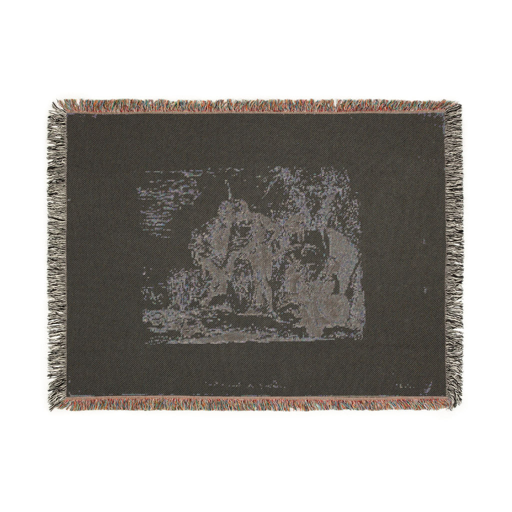 Giovanni Battista Tiepolo - The Astrologer and the Young Soldier, from Capricci | Woven Tapestry Blanket