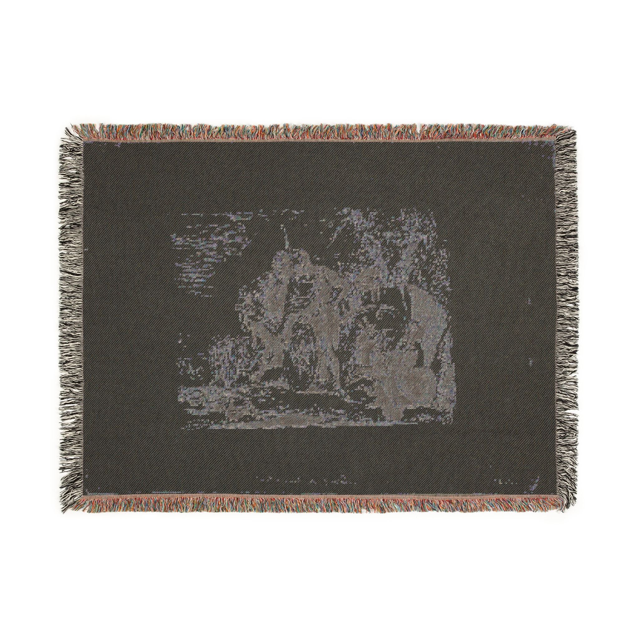 Giovanni Battista Tiepolo - The Astrologer and the Young Soldier, from Capricci | Woven Tapestry Blanket