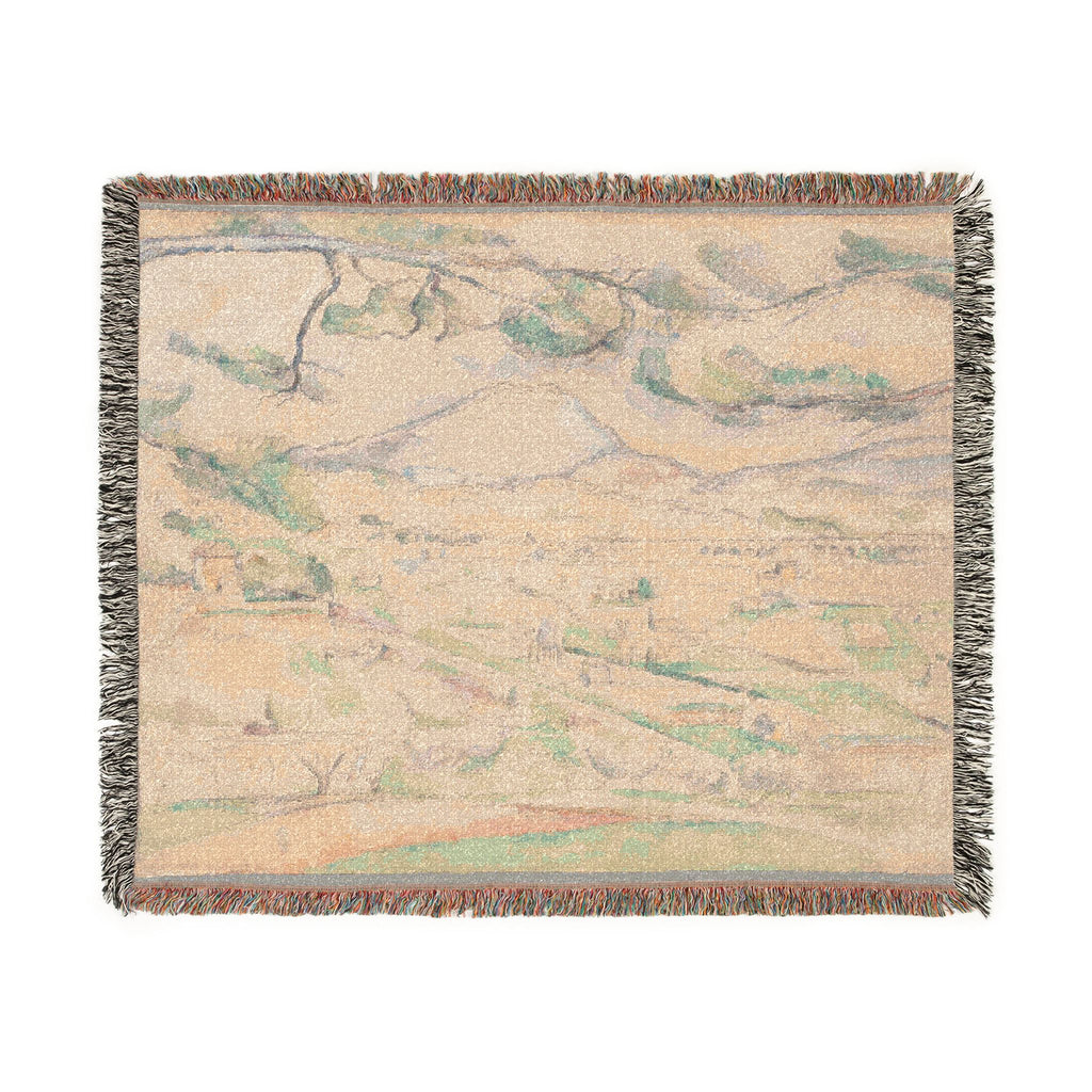 Paul Cezanne - Montagne Sainte-Victoire (The Arc Valley) | Woven Tapestry Blanket