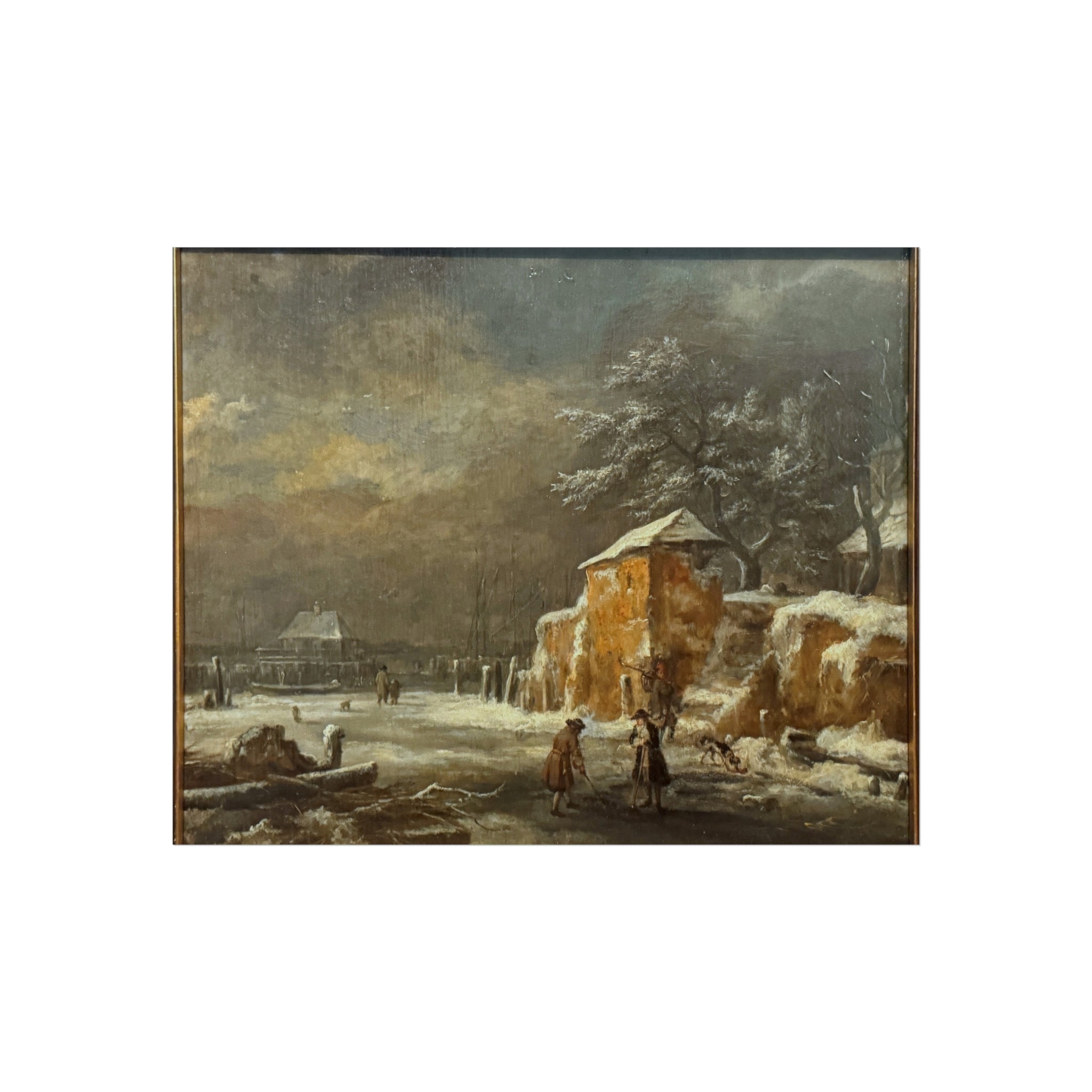 Hamburg, Kunsthalle, Jacob van Ruisdael, Winterlandschaft | Fine Art Poster