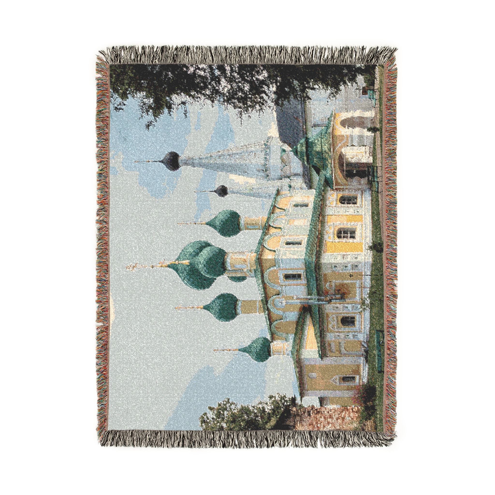 Church of the Beheading of Saint John the Baptist Alekseyevsky Monastery Uglich 2023-07-22 7459 | Woven Tapestry Blanket