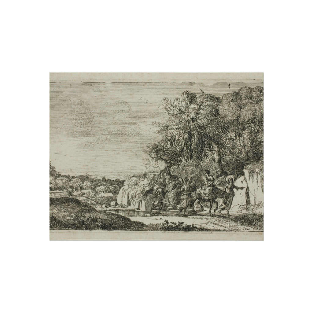 Claude Lorrain - The Flight into Egypt | Fine Art Poster