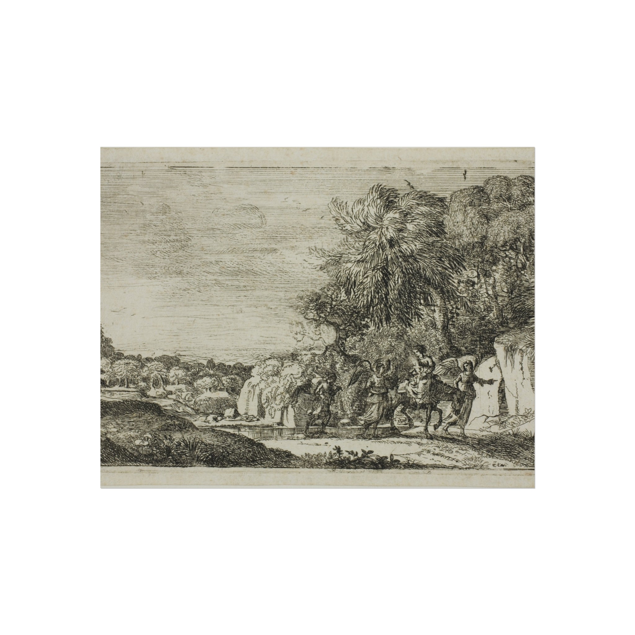 Claude Lorrain - The Flight into Egypt | Fine Art Poster